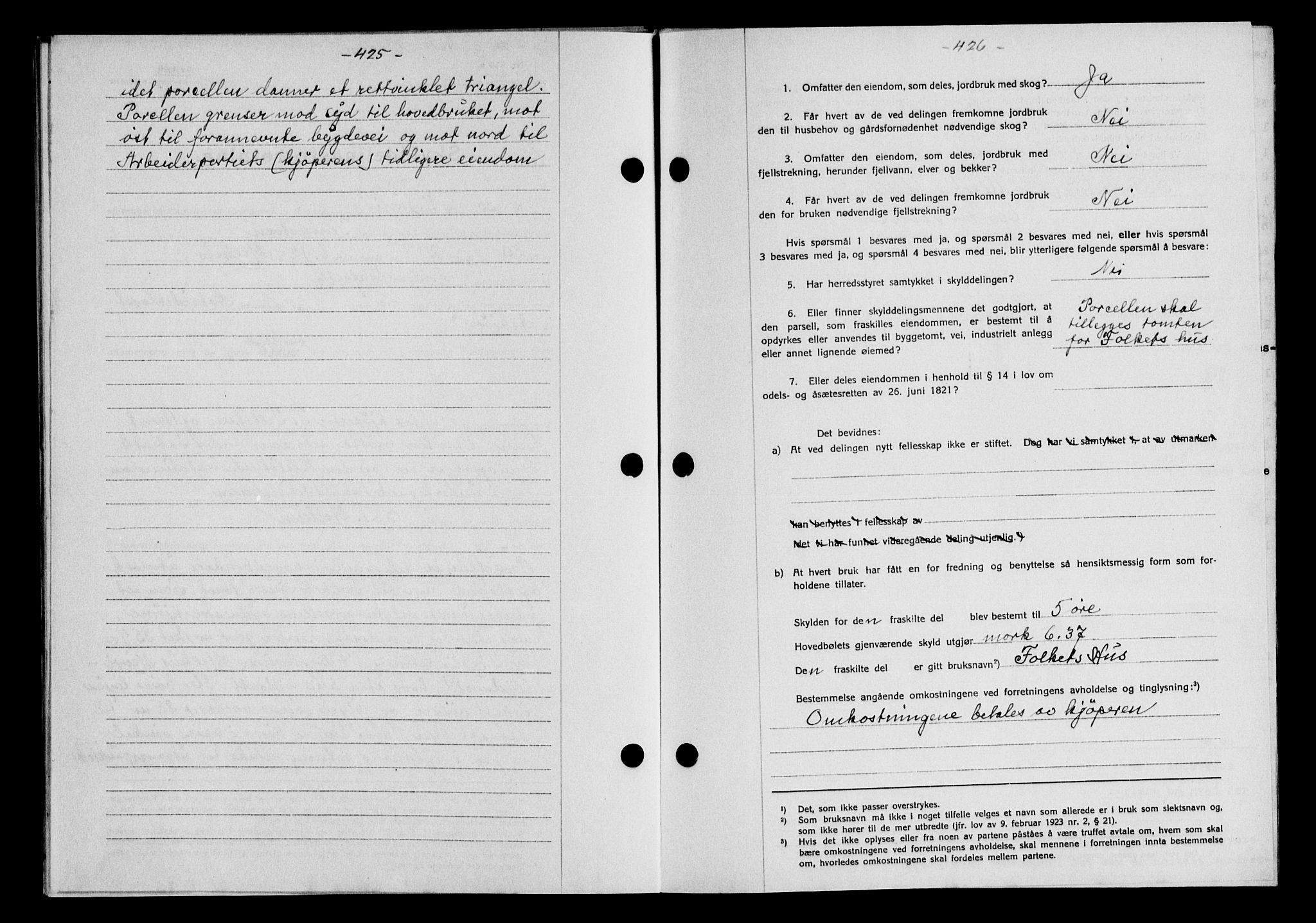 Gauldal sorenskriveri, SAT/A-0014/1/2/2C/L0039: Mortgage book no. 40, 1930-1930, Deed date: 20.06.1930