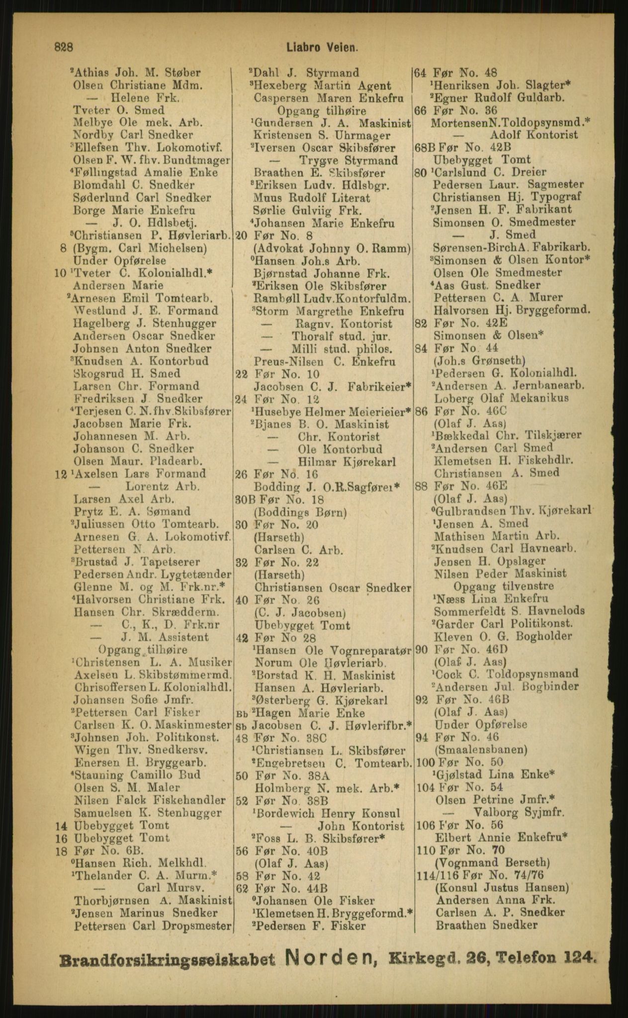 Kristiania/Oslo adressebok, PUBL/-, 1899, p. 828