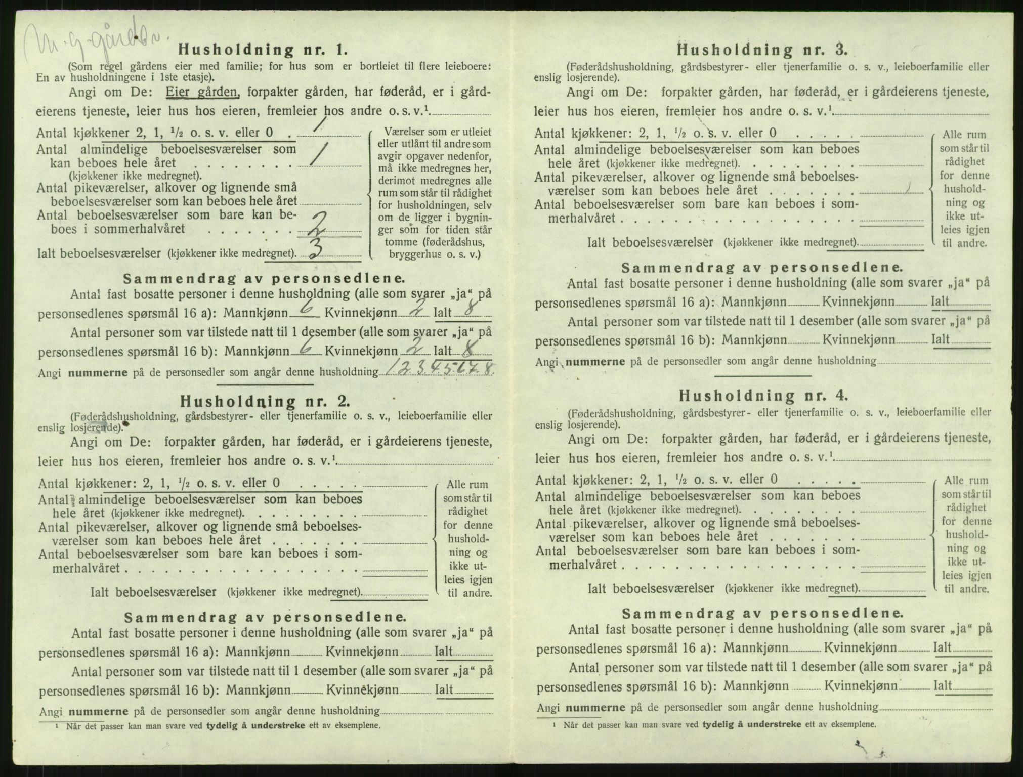 SAT, 1920 census for Eid, 1920, p. 212