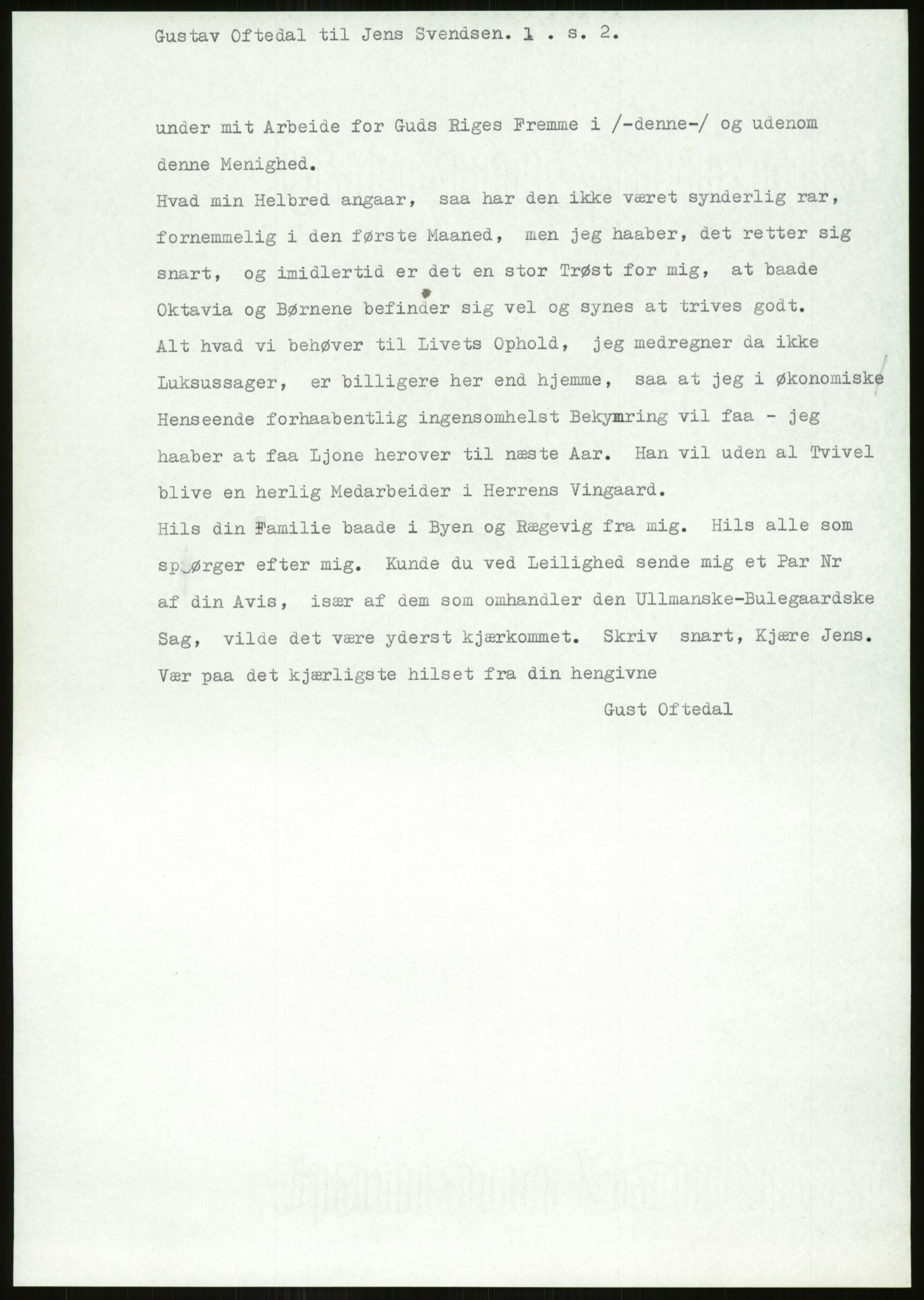 Samlinger til kildeutgivelse, Amerikabrevene, AV/RA-EA-4057/F/L0026: Innlån fra Aust-Agder: Aust-Agder-Arkivet - Erickson, 1838-1914, p. 561