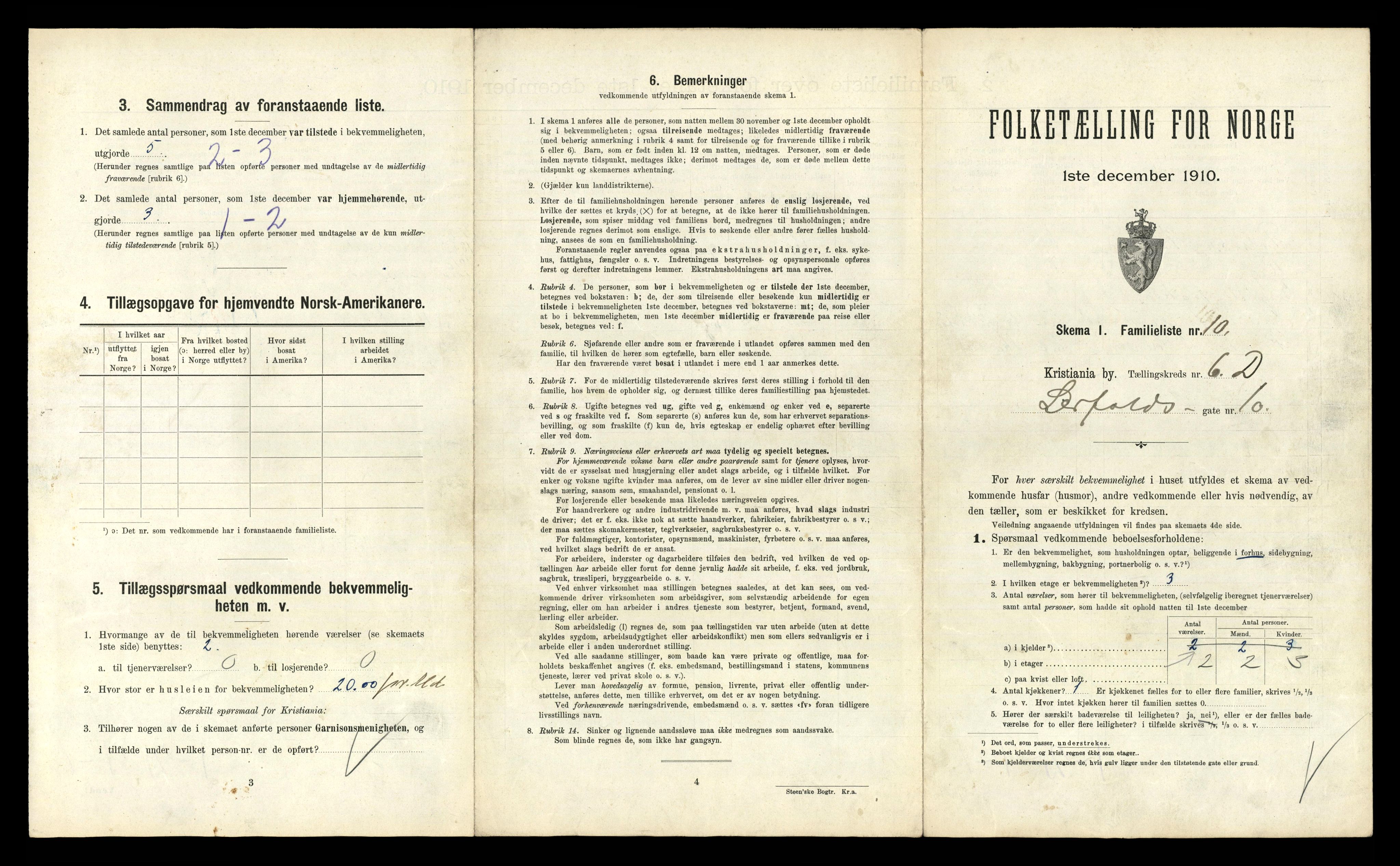 RA, 1910 census for Kristiania, 1910, p. 55781