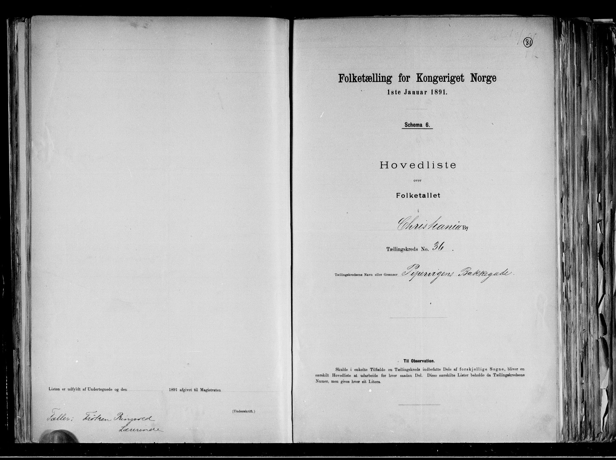 RA, 1891 census for 0301 Kristiania, 1891, p. 12967