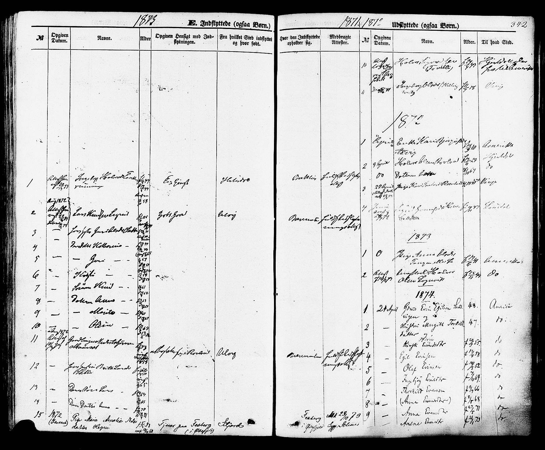Rauland kirkebøker, SAKO/A-292/F/Fa/L0003: Parish register (official) no. 3, 1859-1886, p. 342