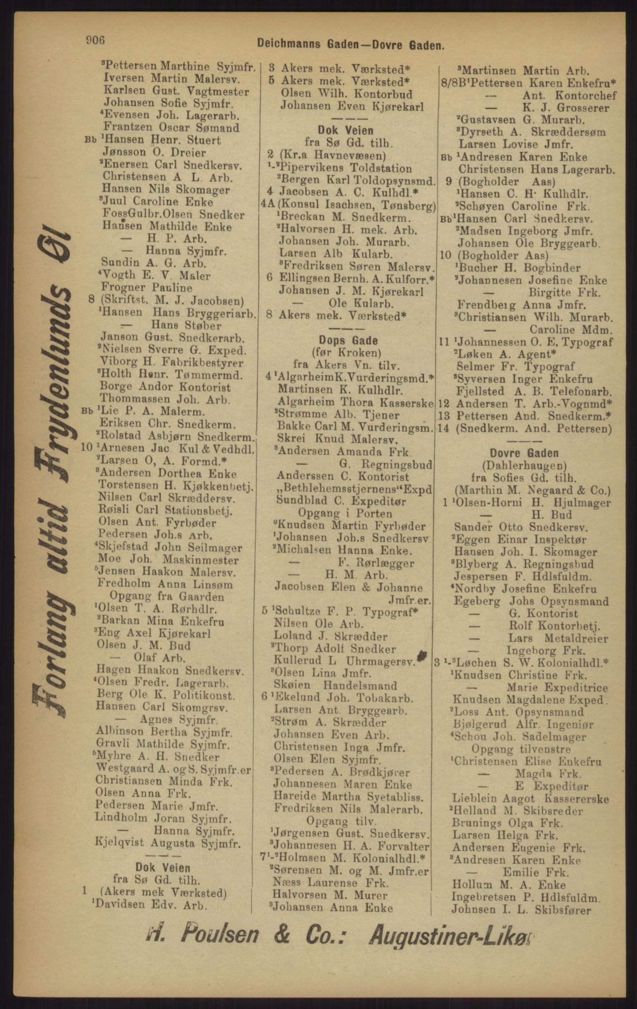 Kristiania/Oslo adressebok, PUBL/-, 1902, p. 906