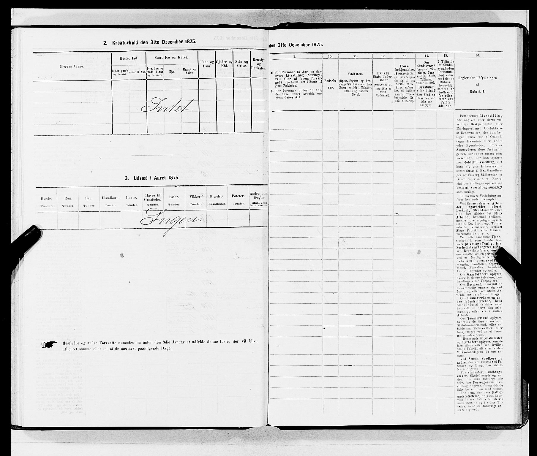 SAB, 1875 census for 1301 Bergen, 1875, p. 4030