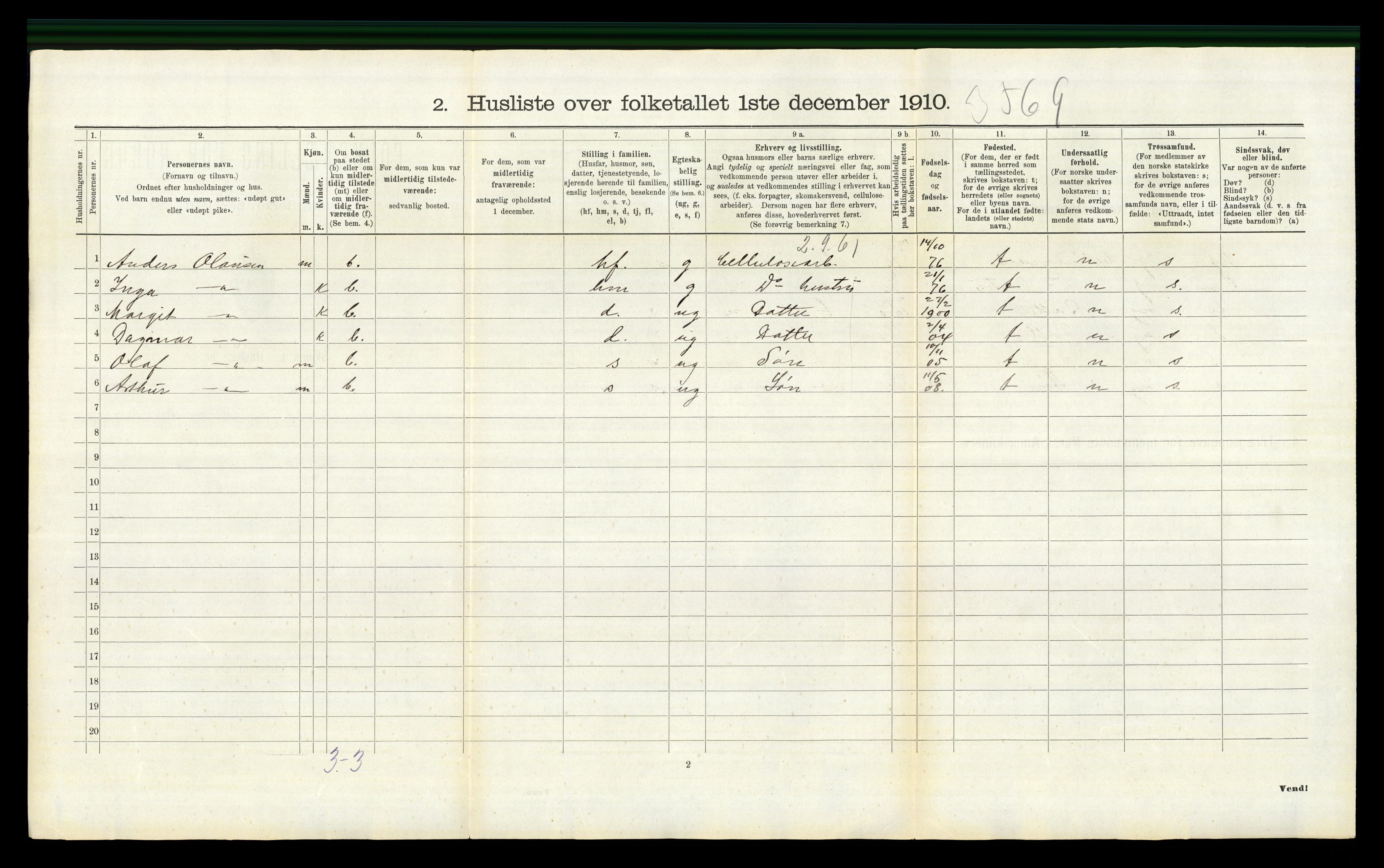 RA, 1910 census for Nedre Eiker, 1910, p. 1184