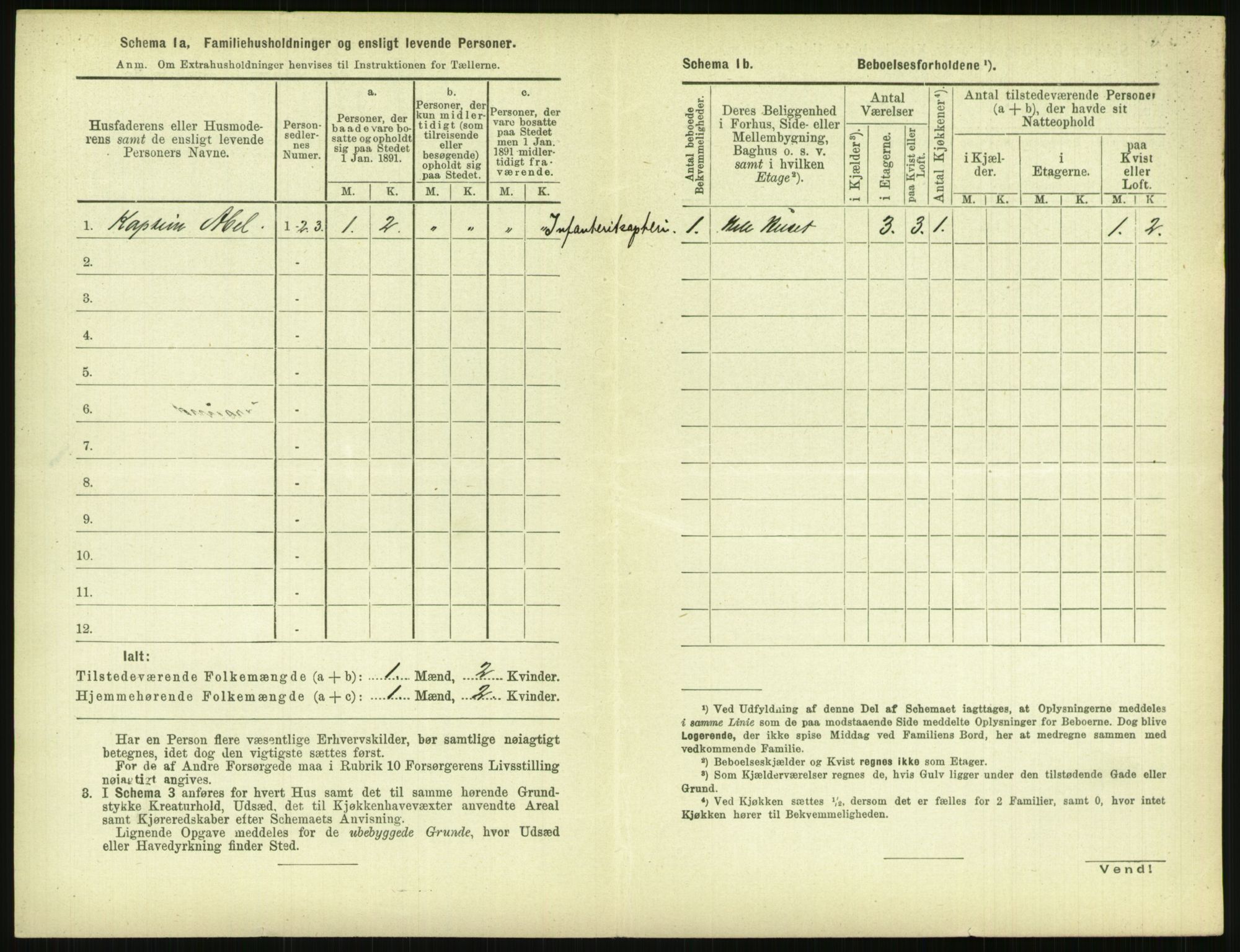 RA, 1891 census for 0806 Skien, 1891, p. 1433