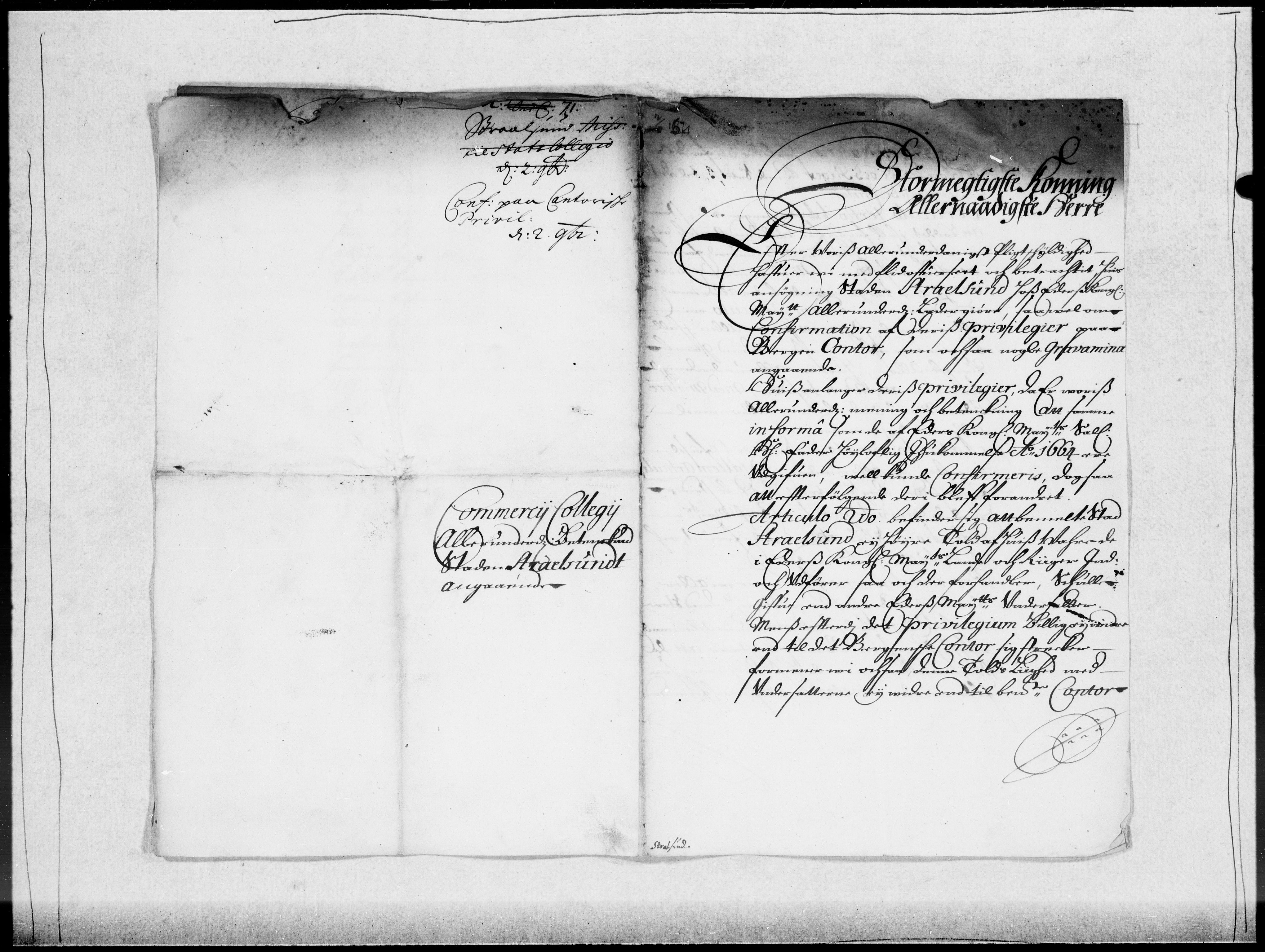 Danske Kanselli 1572-1799, AV/RA-EA-3023/F/Fc/Fcc/Fcca/L0031: Norske innlegg 1572-1799, 1671-1673, p. 48