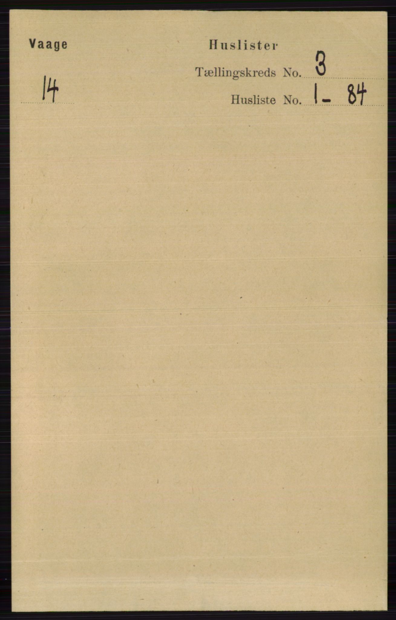RA, 1891 census for 0515 Vågå, 1891, p. 2240