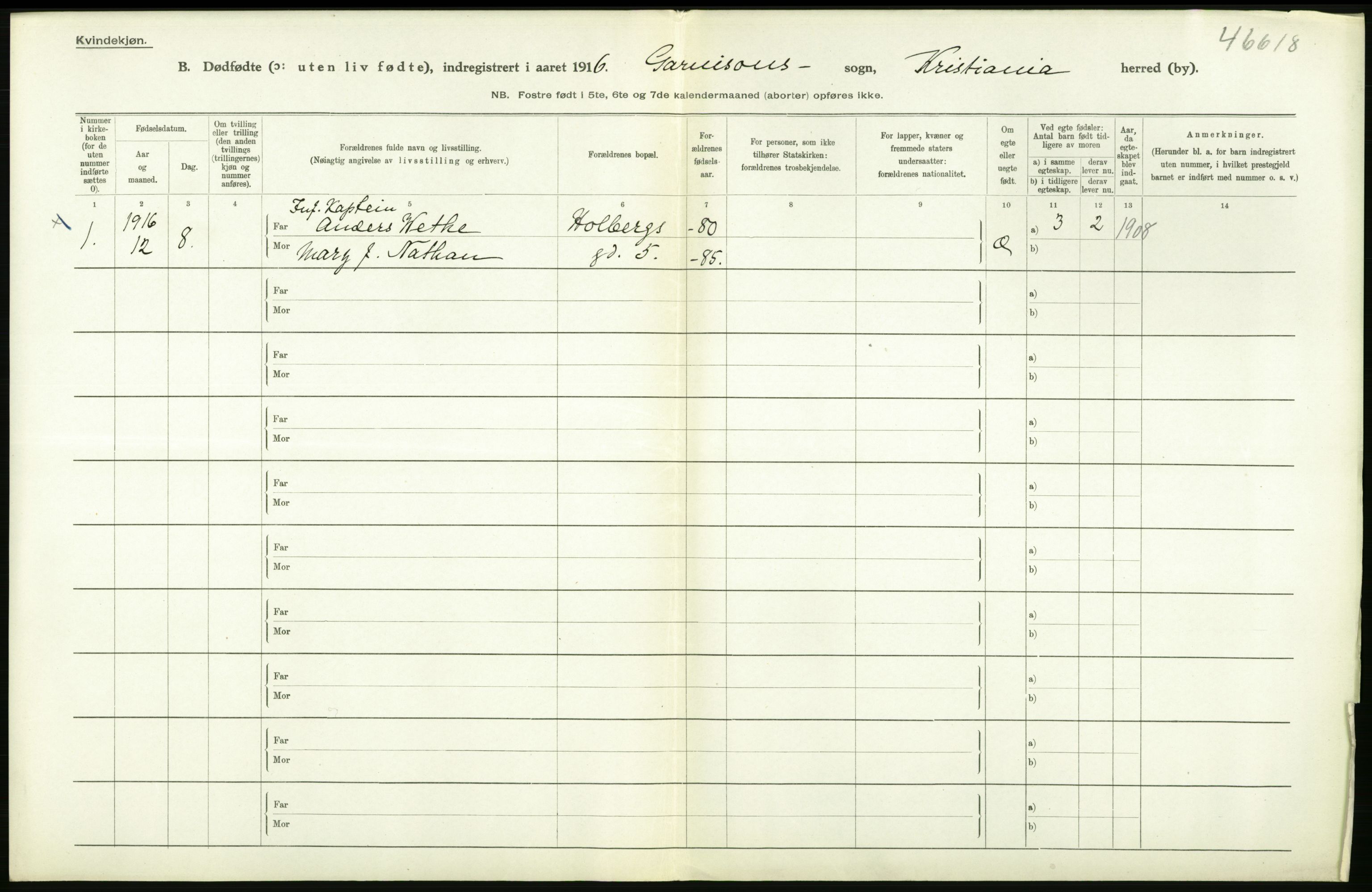 Statistisk sentralbyrå, Sosiodemografiske emner, Befolkning, AV/RA-S-2228/D/Df/Dfb/Dfbf/L0010: Kristiania: Døde, dødfødte., 1916, p. 638