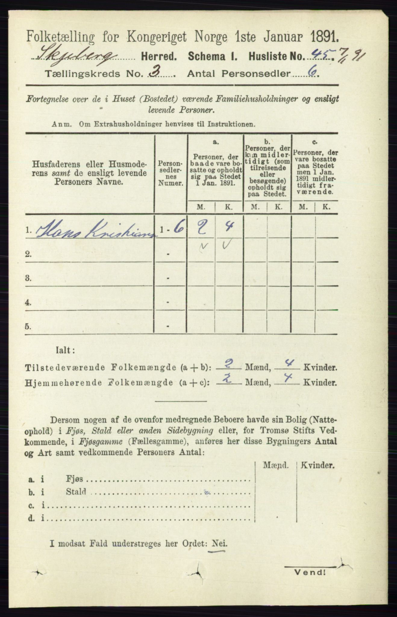 RA, 1891 census for 0115 Skjeberg, 1891, p. 1478