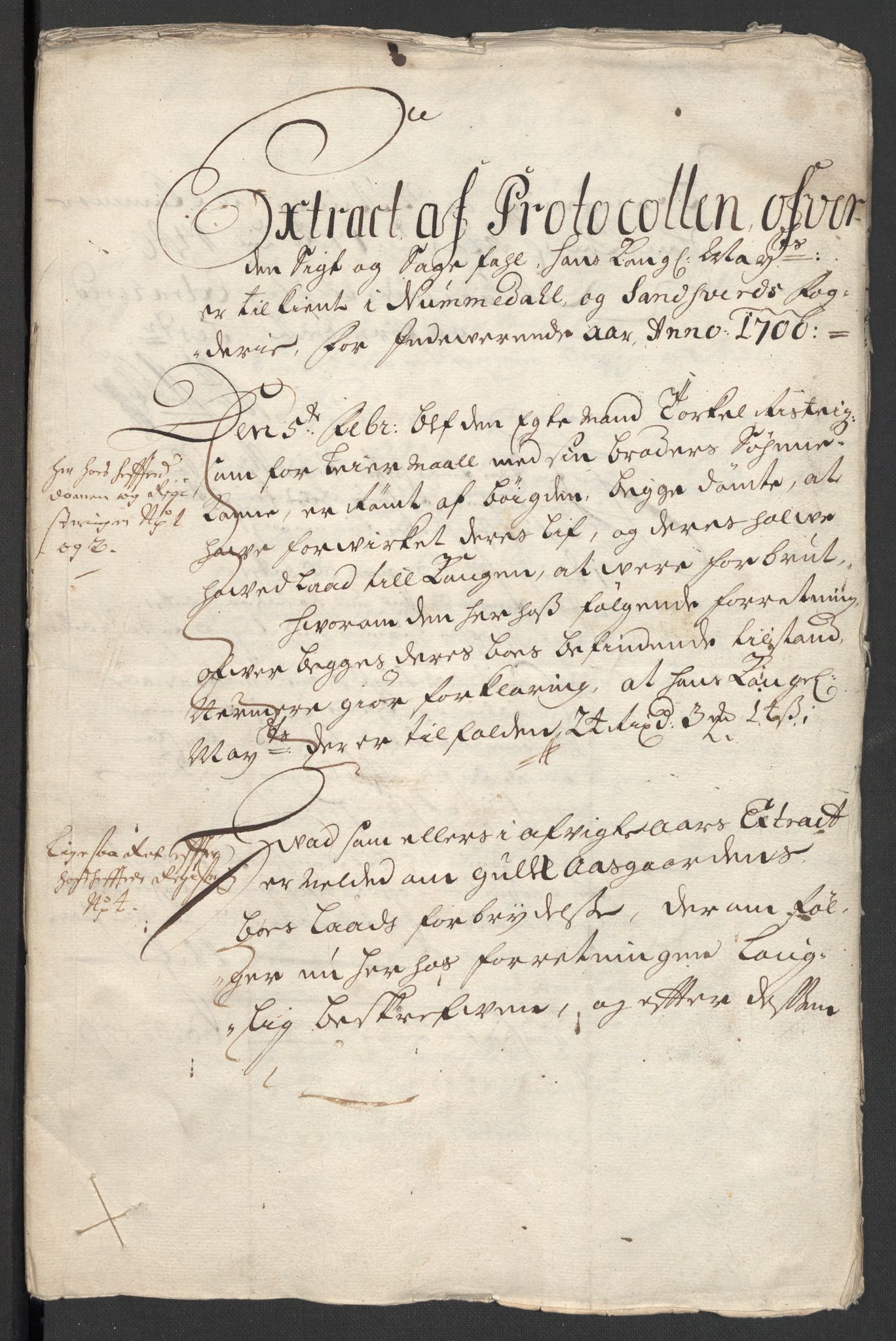 Rentekammeret inntil 1814, Reviderte regnskaper, Fogderegnskap, AV/RA-EA-4092/R24/L1578: Fogderegnskap Numedal og Sandsvær, 1698-1700, p. 20