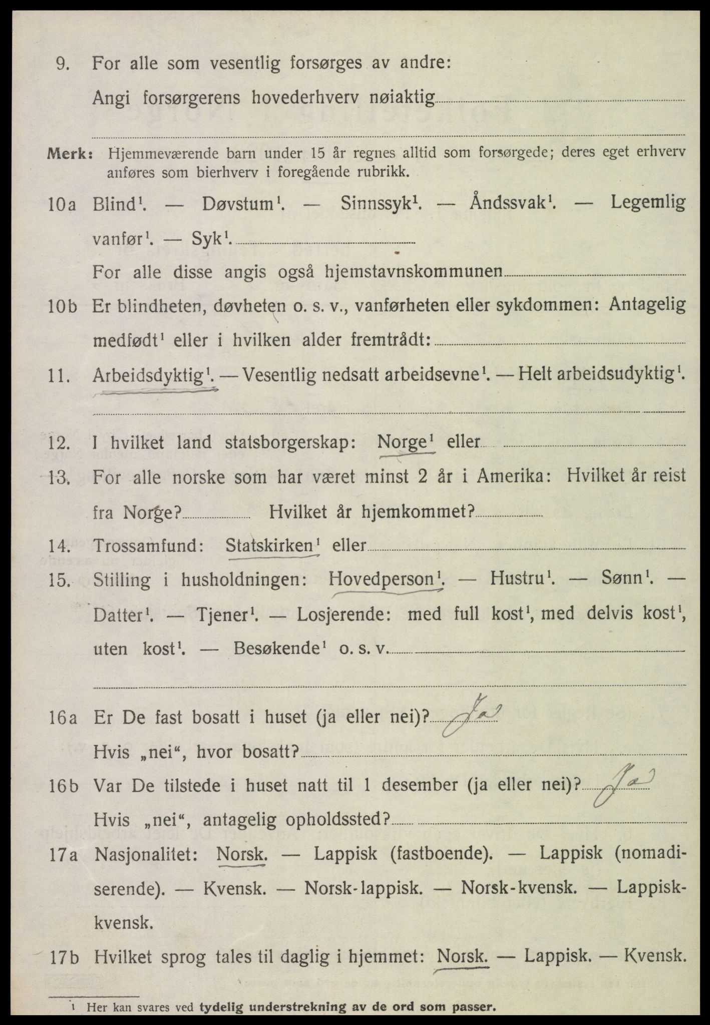 SAT, 1920 census for Skatval, 1920, p. 1750