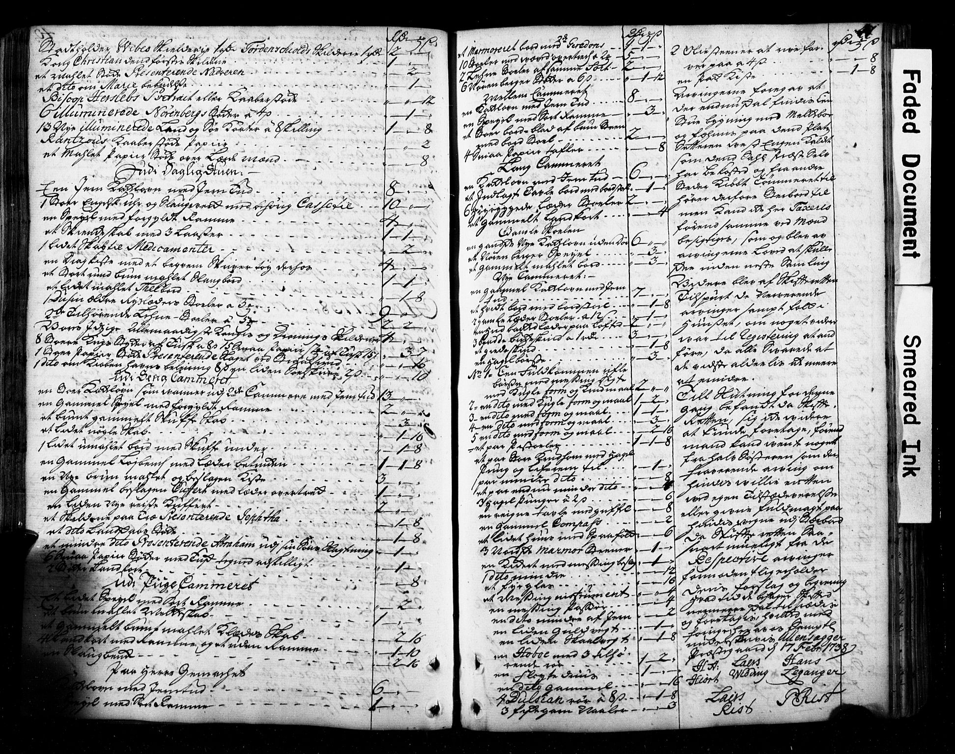 Den geistlige jurisdiksjon, AV/SAO-A-11097/G/Gd/Gdb/L0002: Skifteprotokoll, 1735-1778, p. 40b-41a