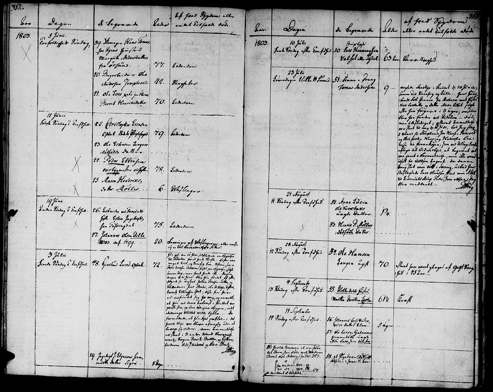 Ministerialprotokoller, klokkerbøker og fødselsregistre - Sør-Trøndelag, SAT/A-1456/681/L0927: Parish register (official) no. 681A05, 1798-1808, p. 357-358