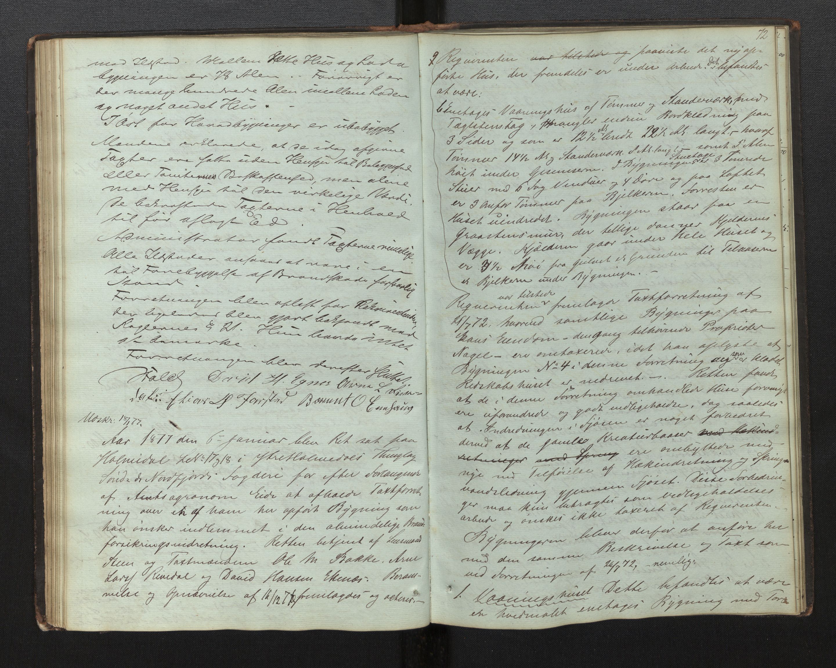 Lensmannen i Fjaler, AV/SAB-A-27201/0012/L0001: Branntakstprotokoll, 1846-1889, p. 71b-72a