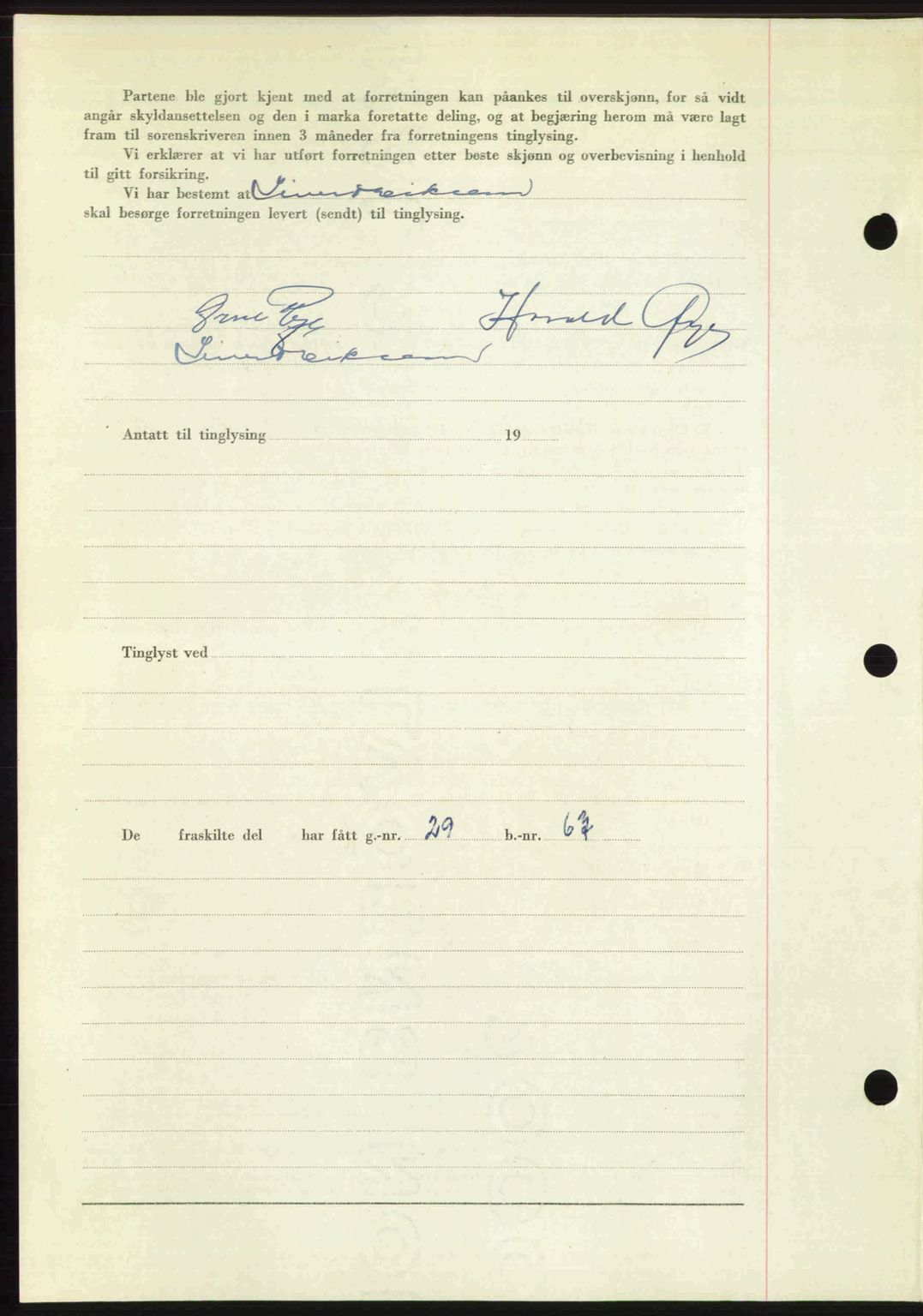 Romsdal sorenskriveri, AV/SAT-A-4149/1/2/2C: Mortgage book no. A34, 1950-1950, Diary no: : 3185/1950