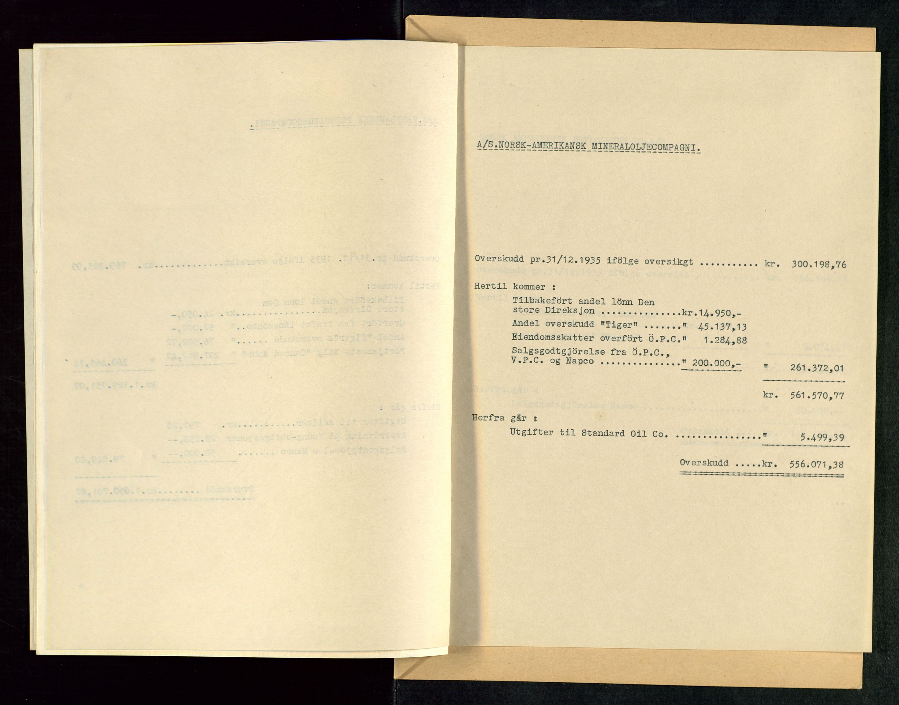 PA 1534 - Østlandske Petroleumscompagni A/S, AV/SAST-A-101954/A/Aa/L0002/0004: Generalforsamlinger. / Generalforsamling, 1936, p. 19
