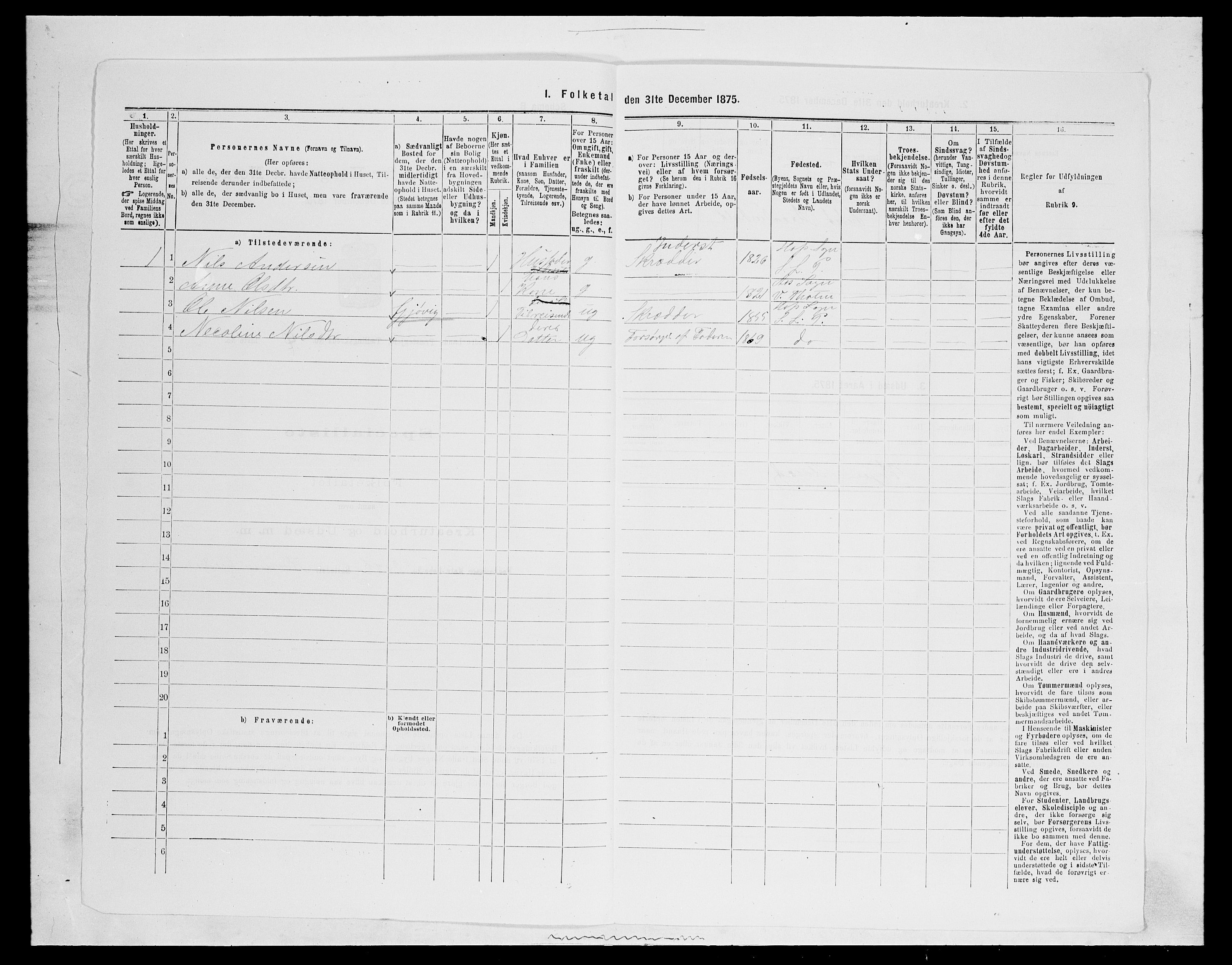 SAH, 1875 census for 0536P Søndre Land, 1875, p. 868