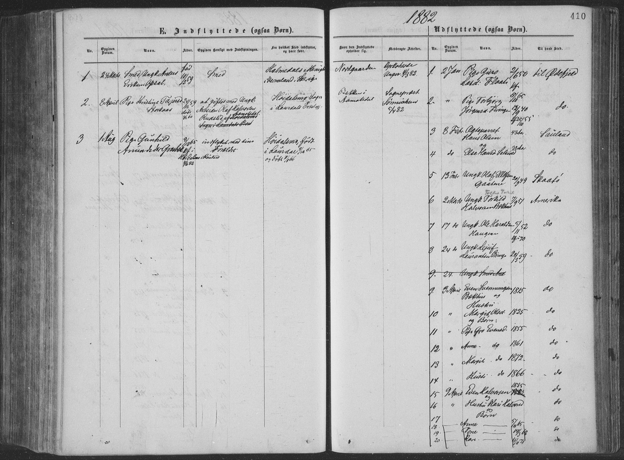 Seljord kirkebøker, SAKO/A-20/F/Fa/L0014: Parish register (official) no. I 14, 1877-1886, p. 410