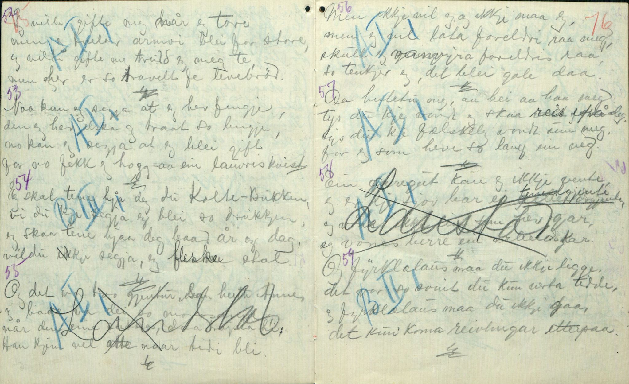Rikard Berge, TEMU/TGM-A-1003/F/L0005/0002: 160-200 / 161 Oppskrifter av Rikard Berge, Aanund Olsnes m.fl. , 1905-1929, p. 75-76