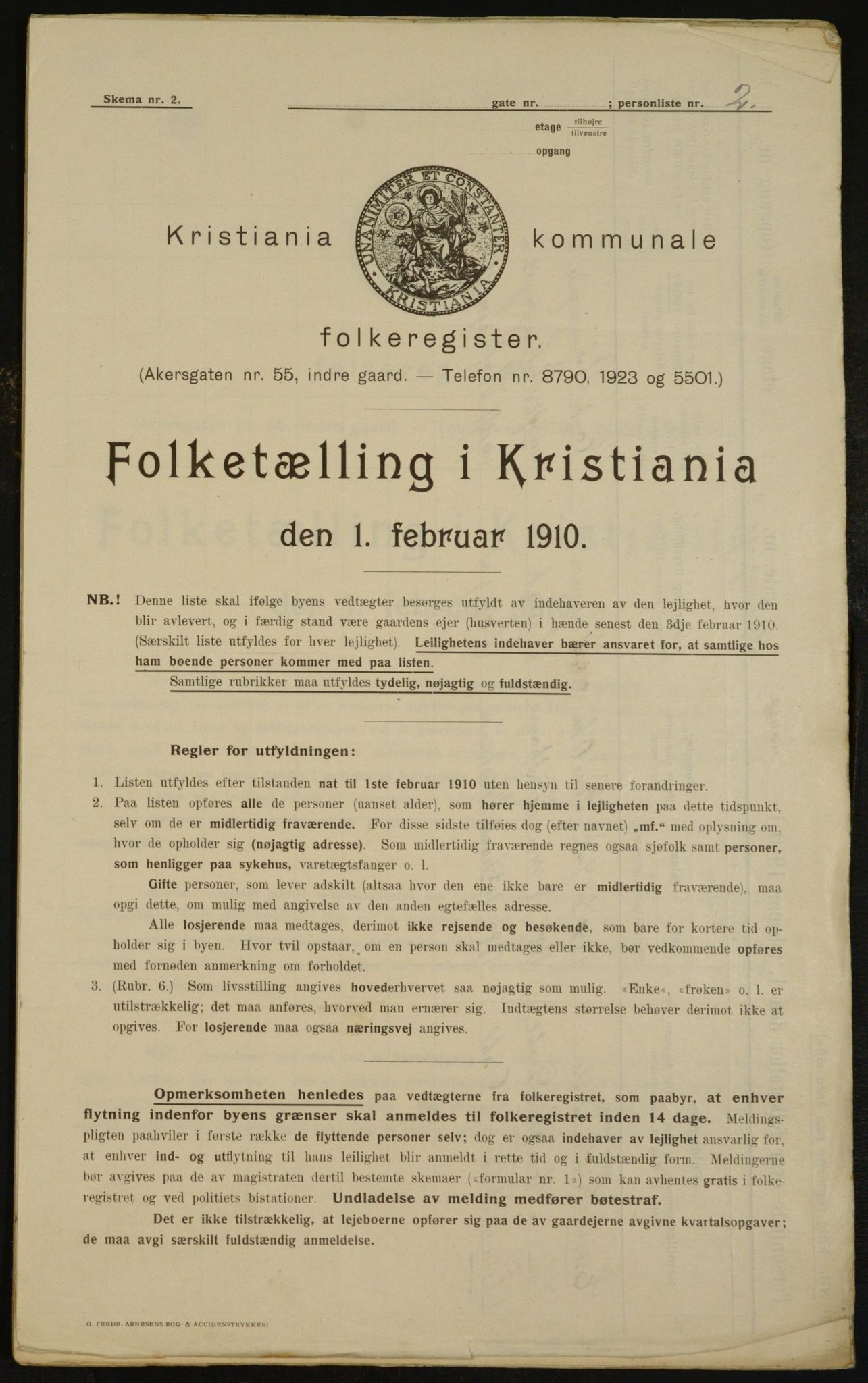 OBA, Municipal Census 1910 for Kristiania, 1910, p. 97476