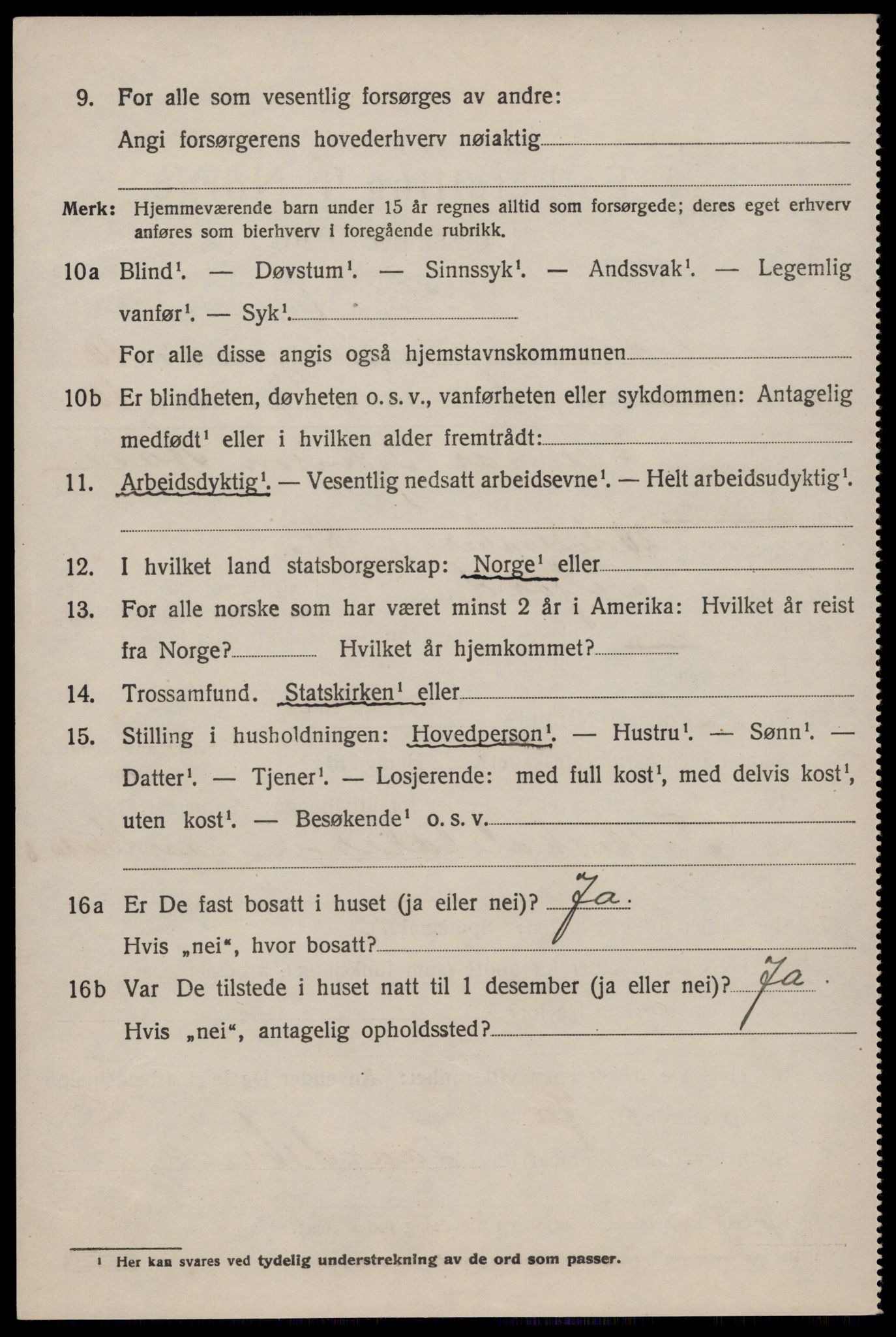 SAKO, 1920 census for Seljord, 1920, p. 4779