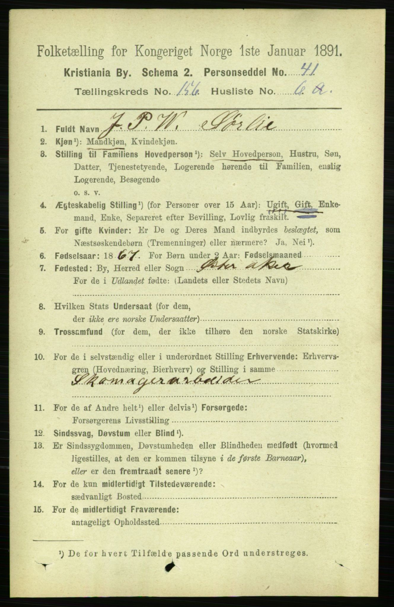 RA, 1891 census for 0301 Kristiania, 1891, p. 88773