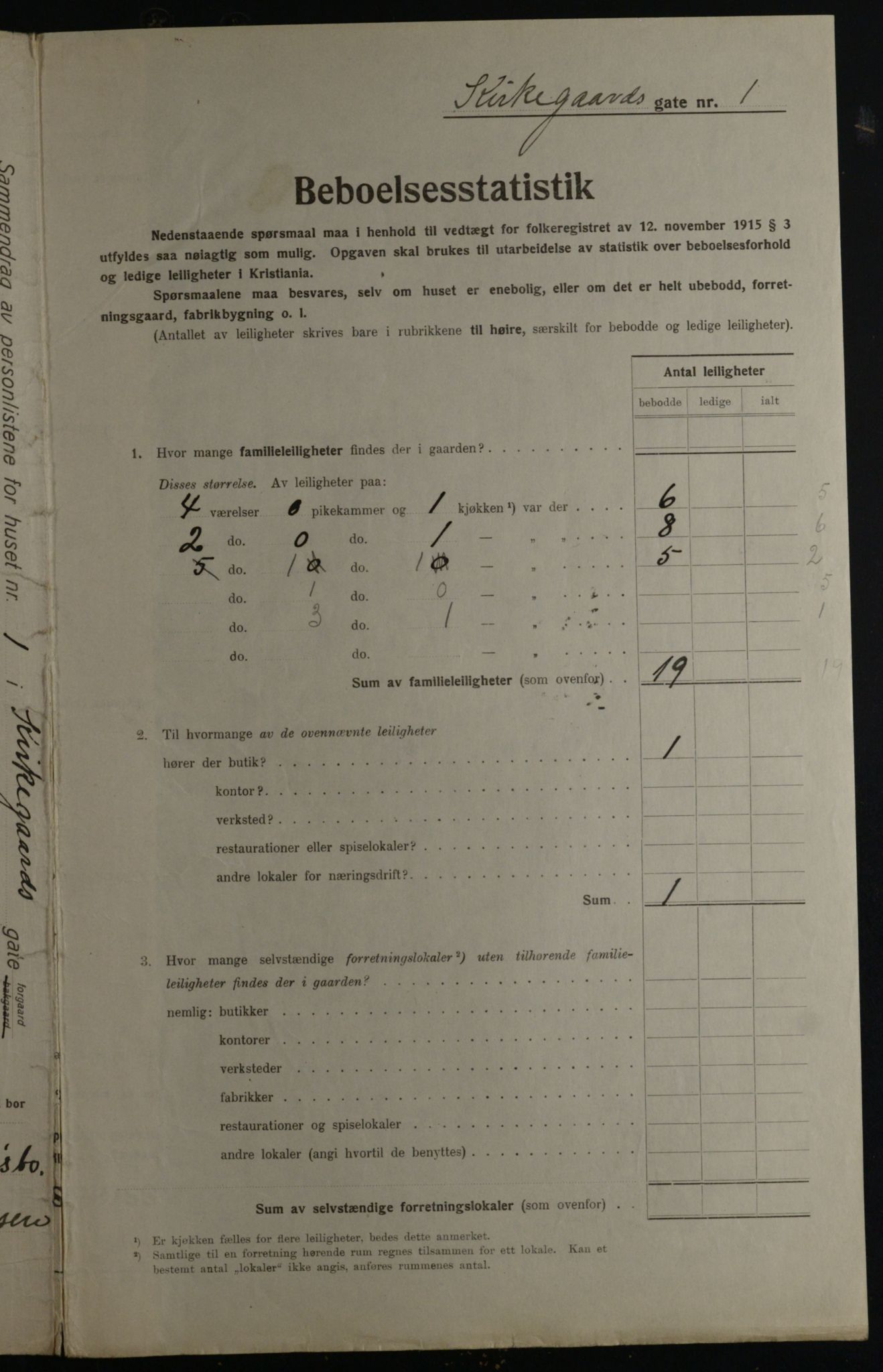 OBA, Municipal Census 1923 for Kristiania, 1923, p. 55726