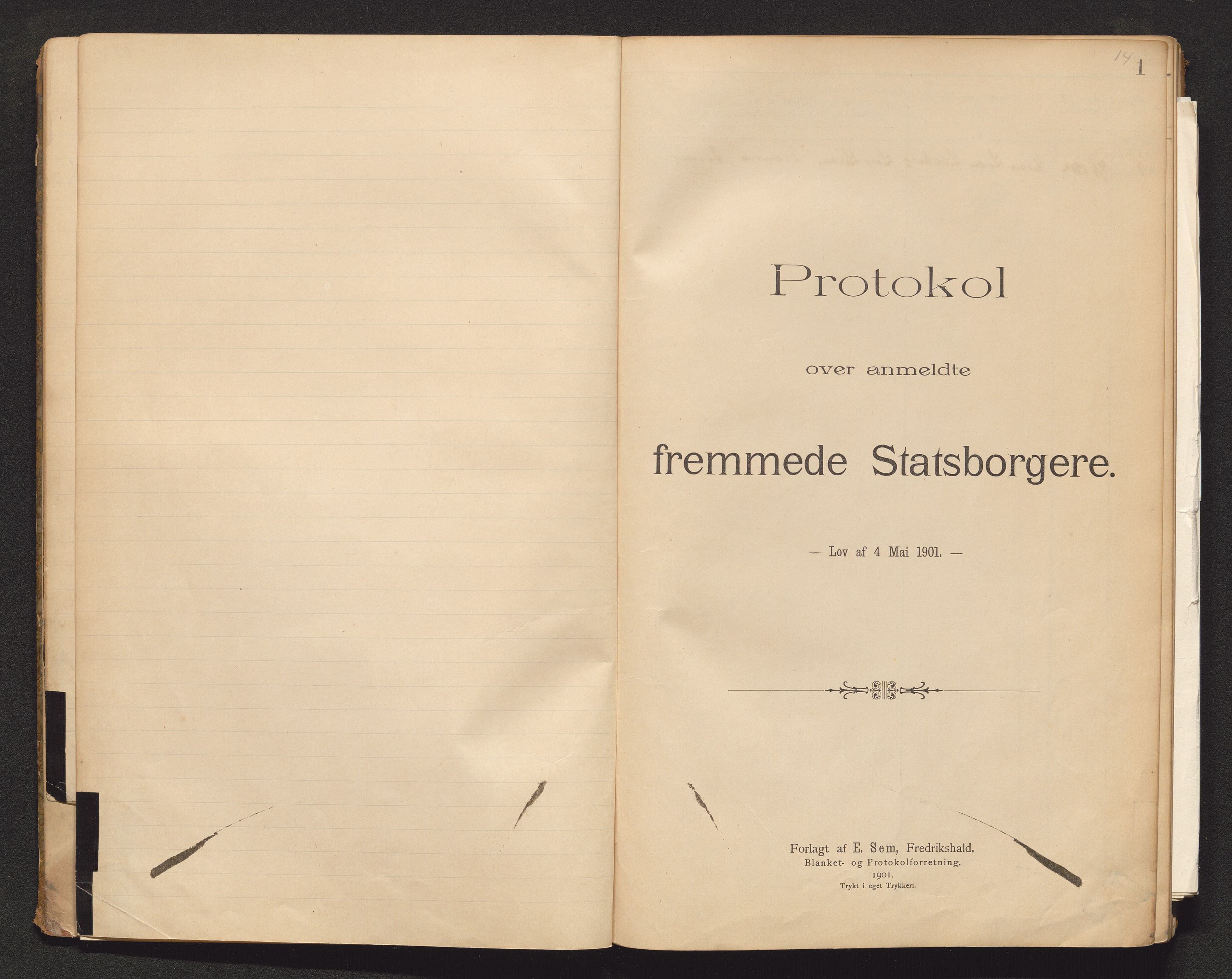 Rollag lensmannskontor, AV/SAKO-A-521/O/Oa/L0001: Flytteprotokoll, 1902-1972, p. 1