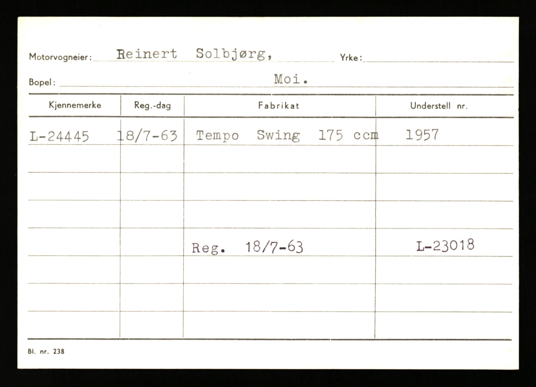 Stavanger trafikkstasjon, AV/SAST-A-101942/0/G/L0005: Registreringsnummer: 23000 - 34245, 1930-1971, p. 383