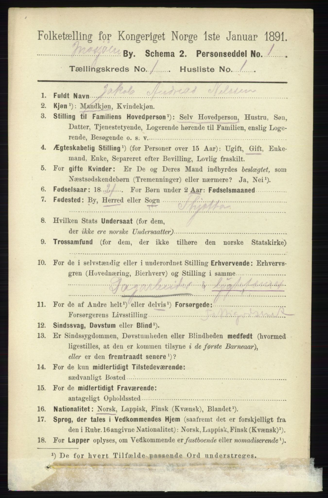 RA, 1891 census for 1802 Mosjøen, 1891, p. 180