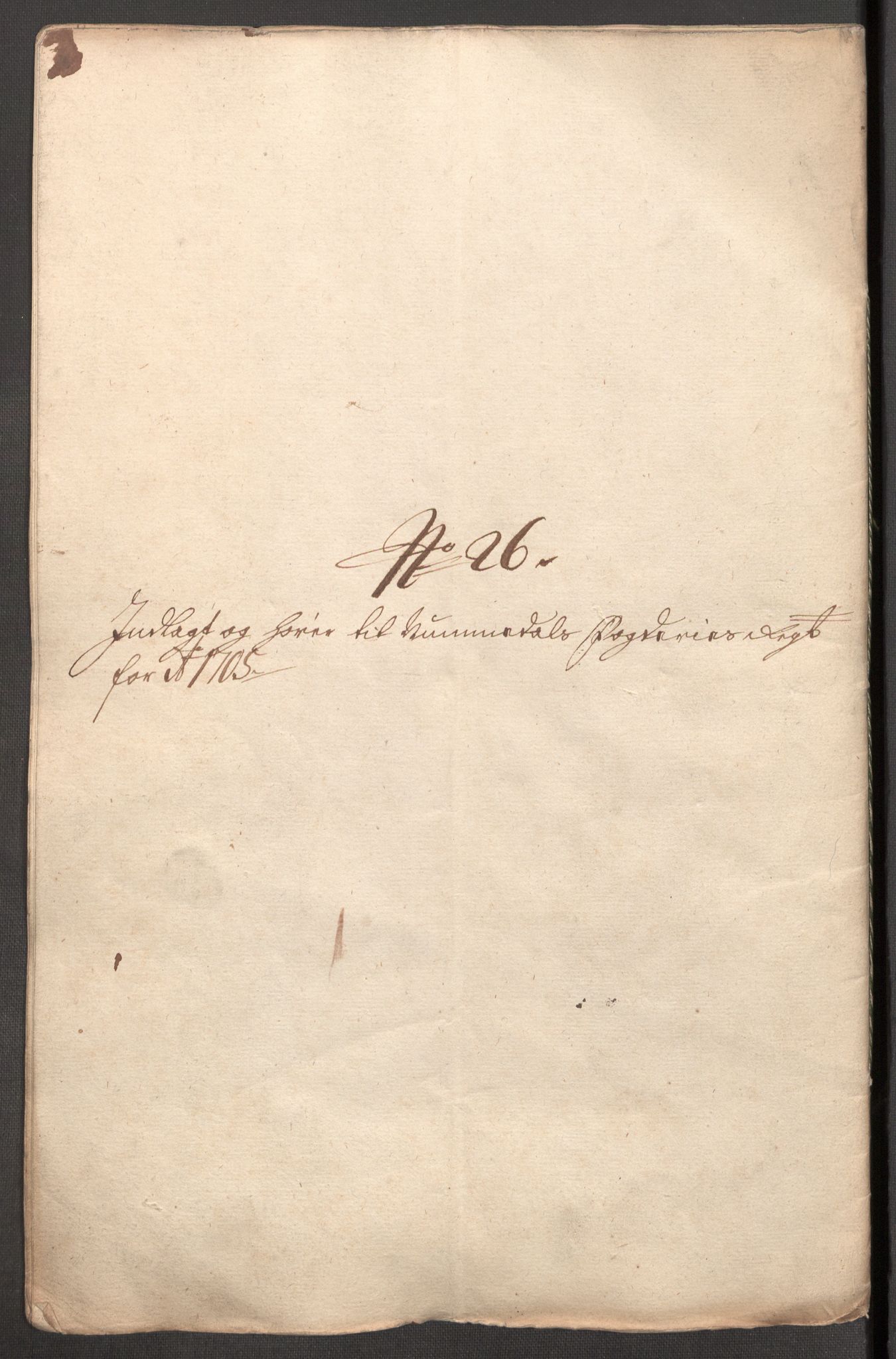 Rentekammeret inntil 1814, Reviderte regnskaper, Fogderegnskap, AV/RA-EA-4092/R64/L4429: Fogderegnskap Namdal, 1705-1706, p. 203