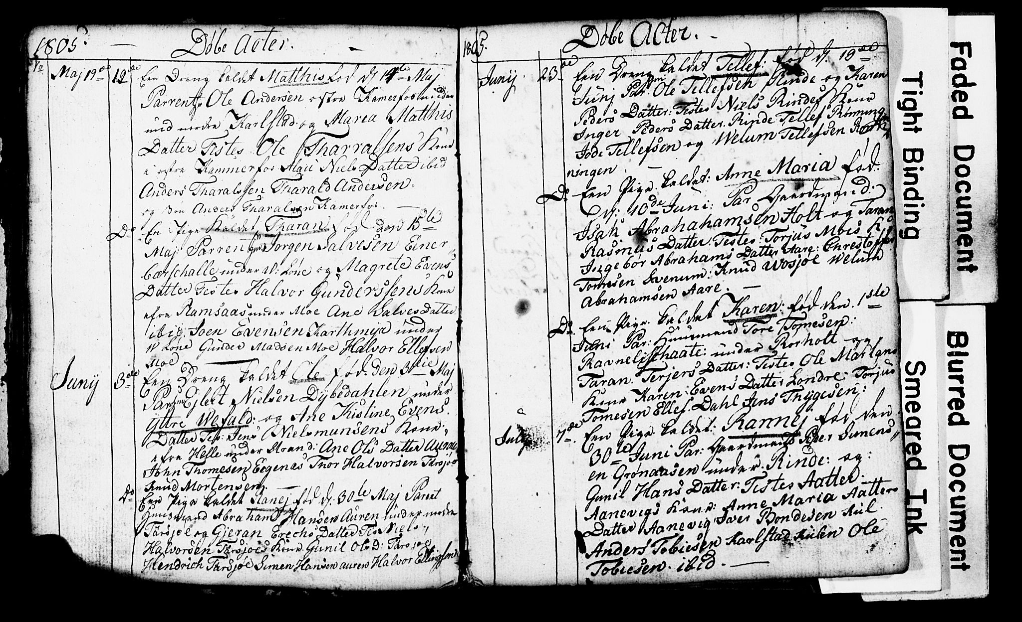 Sannidal kirkebøker, SAKO/A-296/G/Ga/L0001: Parish register (copy) no. 1, 1782-1816