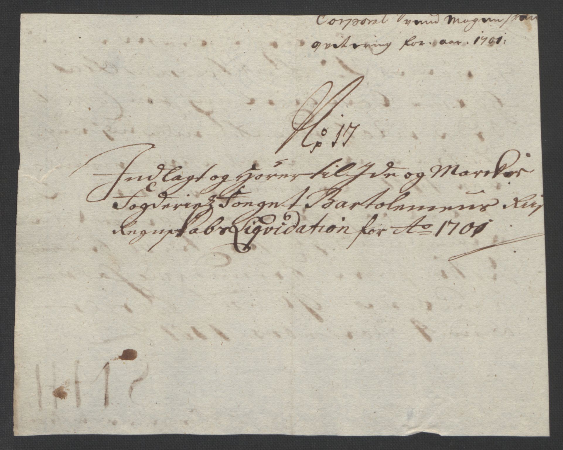 Rentekammeret inntil 1814, Reviderte regnskaper, Fogderegnskap, AV/RA-EA-4092/R01/L0015: Fogderegnskap Idd og Marker, 1700-1701, p. 337