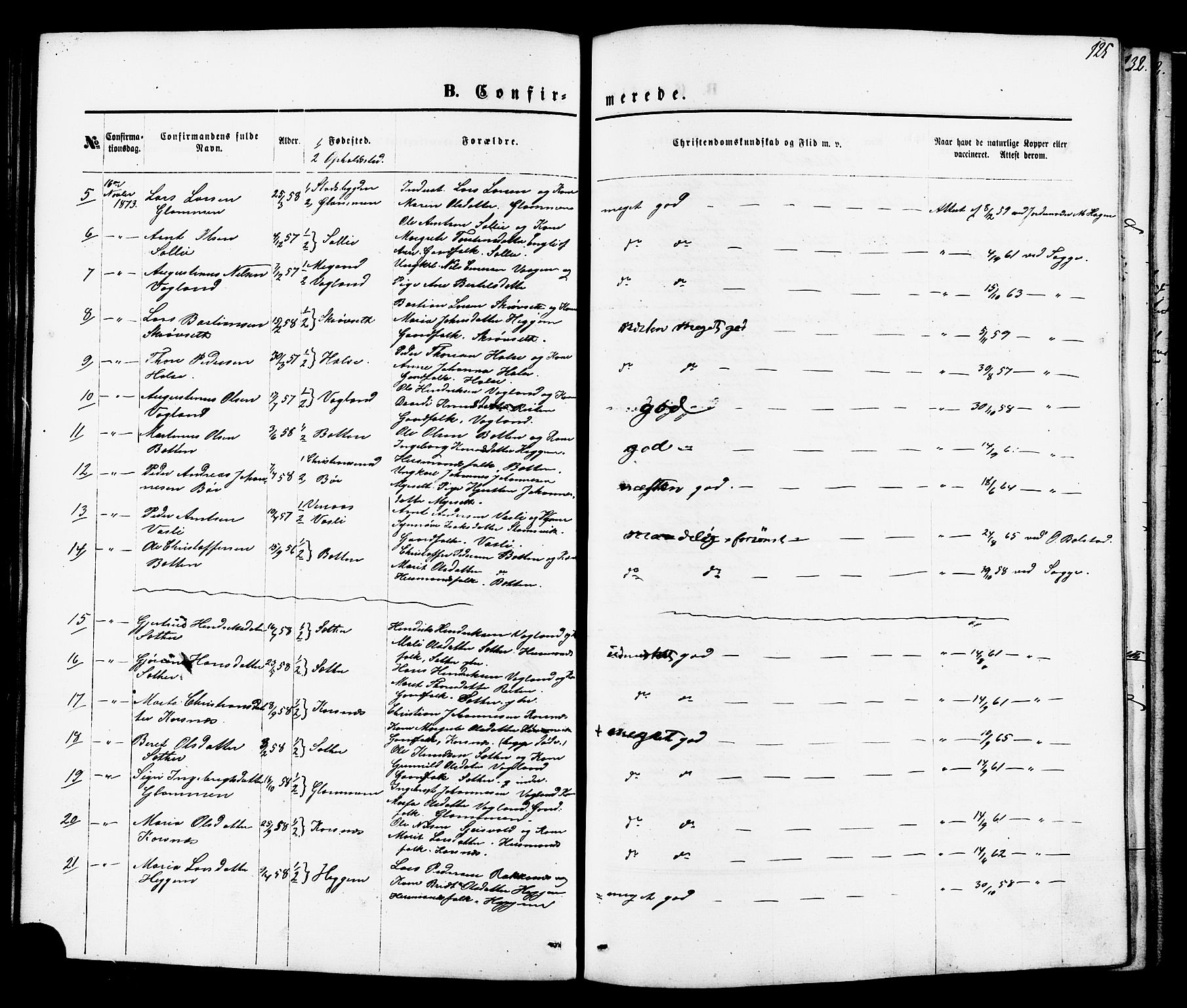 Ministerialprotokoller, klokkerbøker og fødselsregistre - Møre og Romsdal, AV/SAT-A-1454/576/L0884: Parish register (official) no. 576A02, 1865-1879, p. 125