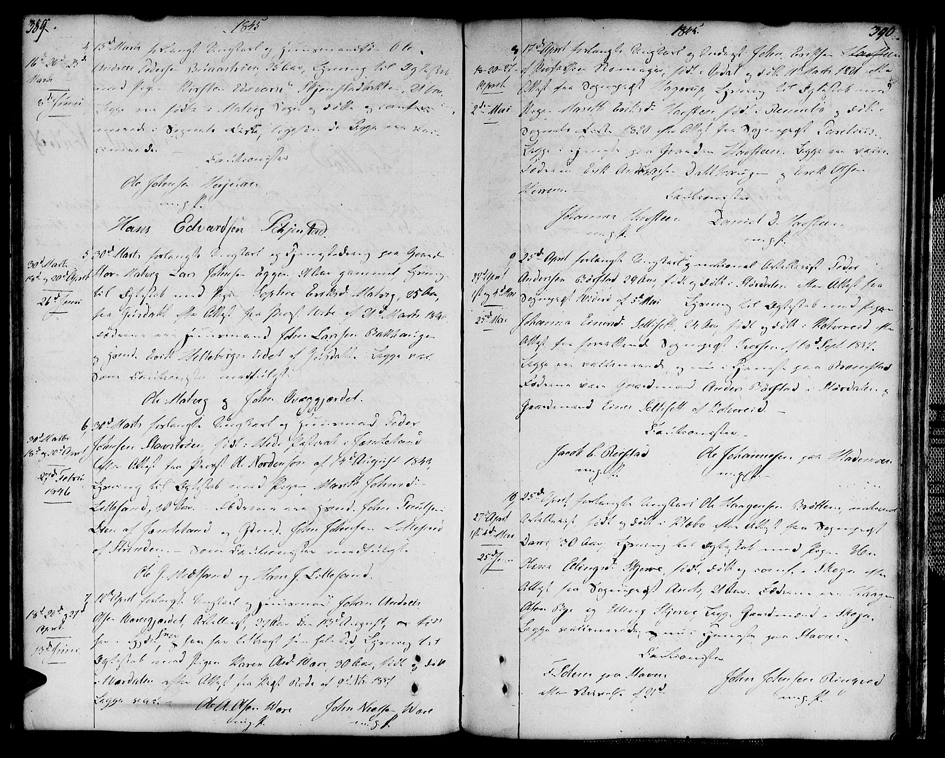 Ministerialprotokoller, klokkerbøker og fødselsregistre - Sør-Trøndelag, SAT/A-1456/604/L0181: Parish register (official) no. 604A02, 1798-1817, p. 389-390