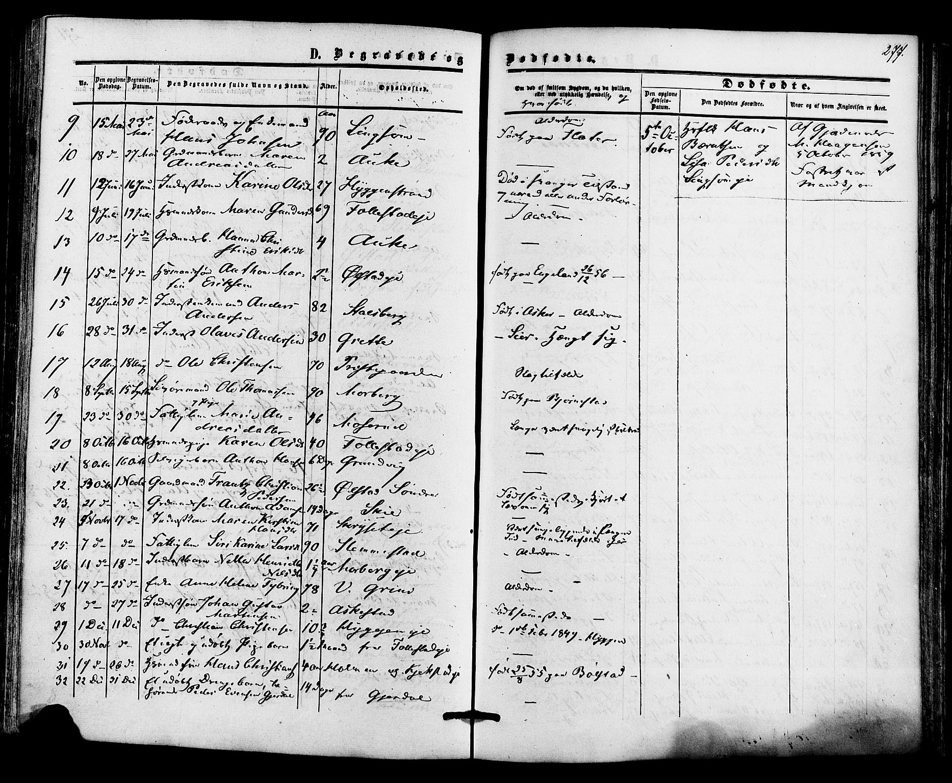 Røyken kirkebøker, SAKO/A-241/F/Fa/L0006: Parish register (official) no. 6, 1857-1875, p. 277