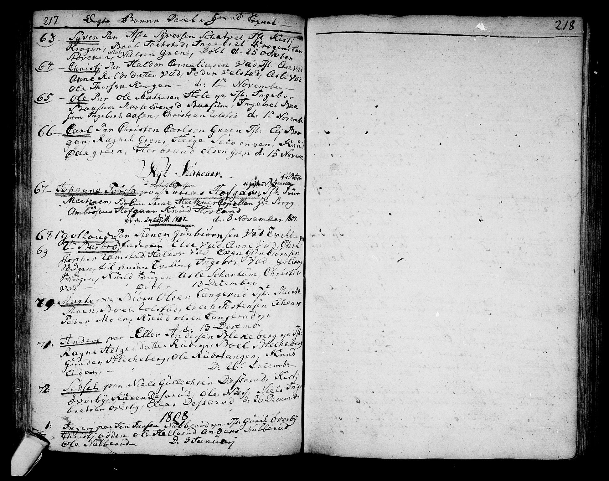Sigdal kirkebøker, AV/SAKO-A-245/F/Fa/L0003: Parish register (official) no. I 3, 1793-1811, p. 217-218