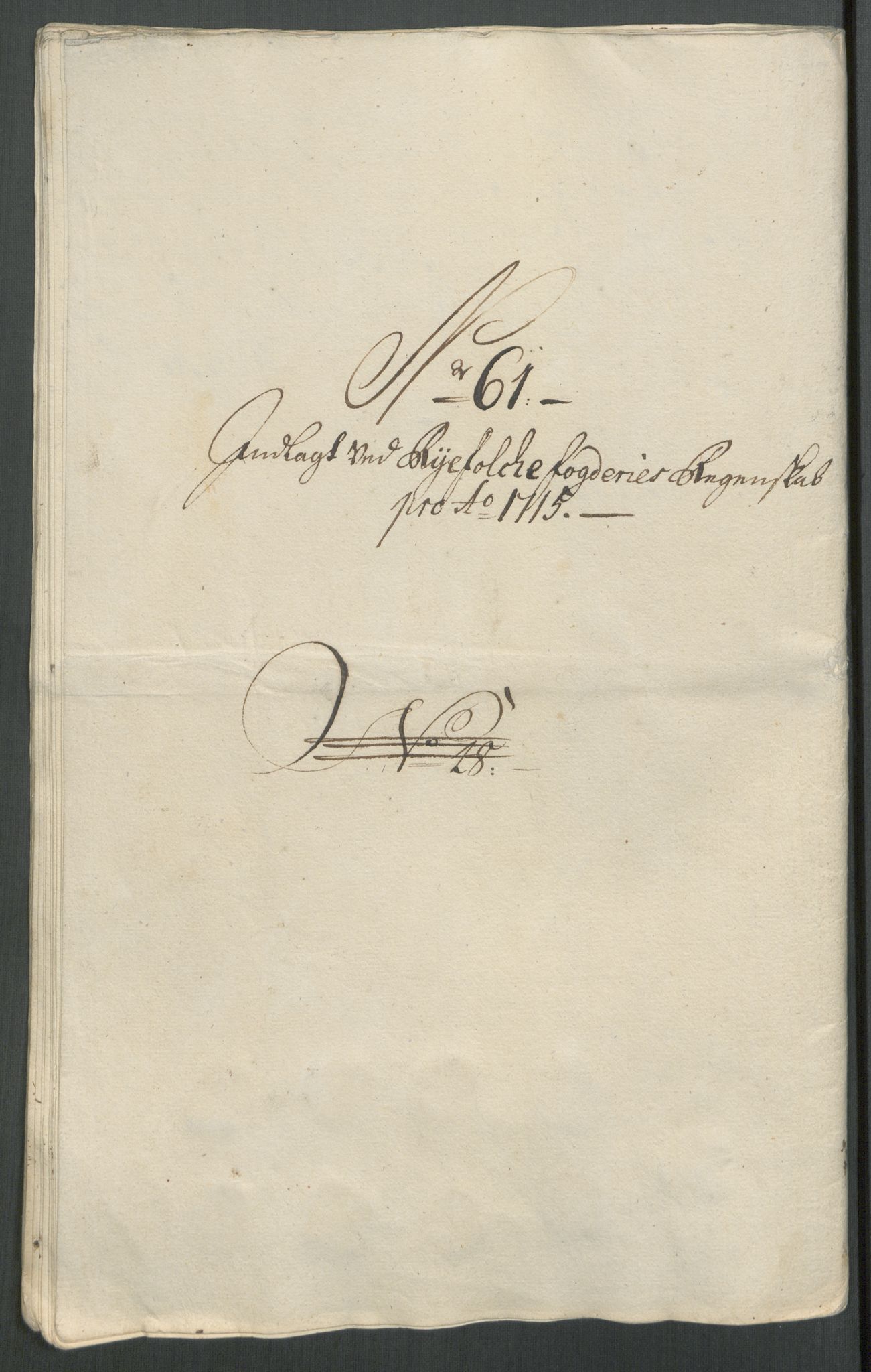 Rentekammeret inntil 1814, Reviderte regnskaper, Fogderegnskap, RA/EA-4092/R47/L2868: Fogderegnskap Ryfylke, 1715, p. 352