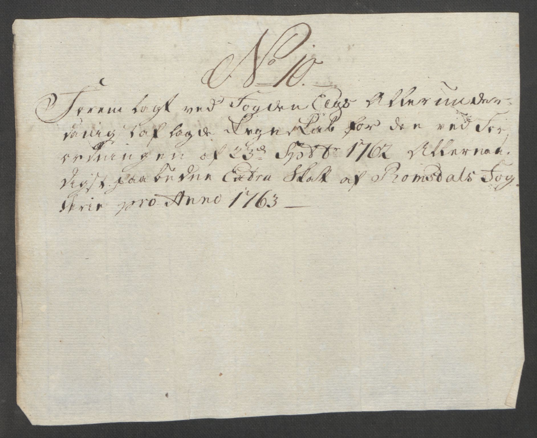 Rentekammeret inntil 1814, Reviderte regnskaper, Fogderegnskap, AV/RA-EA-4092/R55/L3730: Ekstraskatten Romsdal, 1762-1763, p. 383