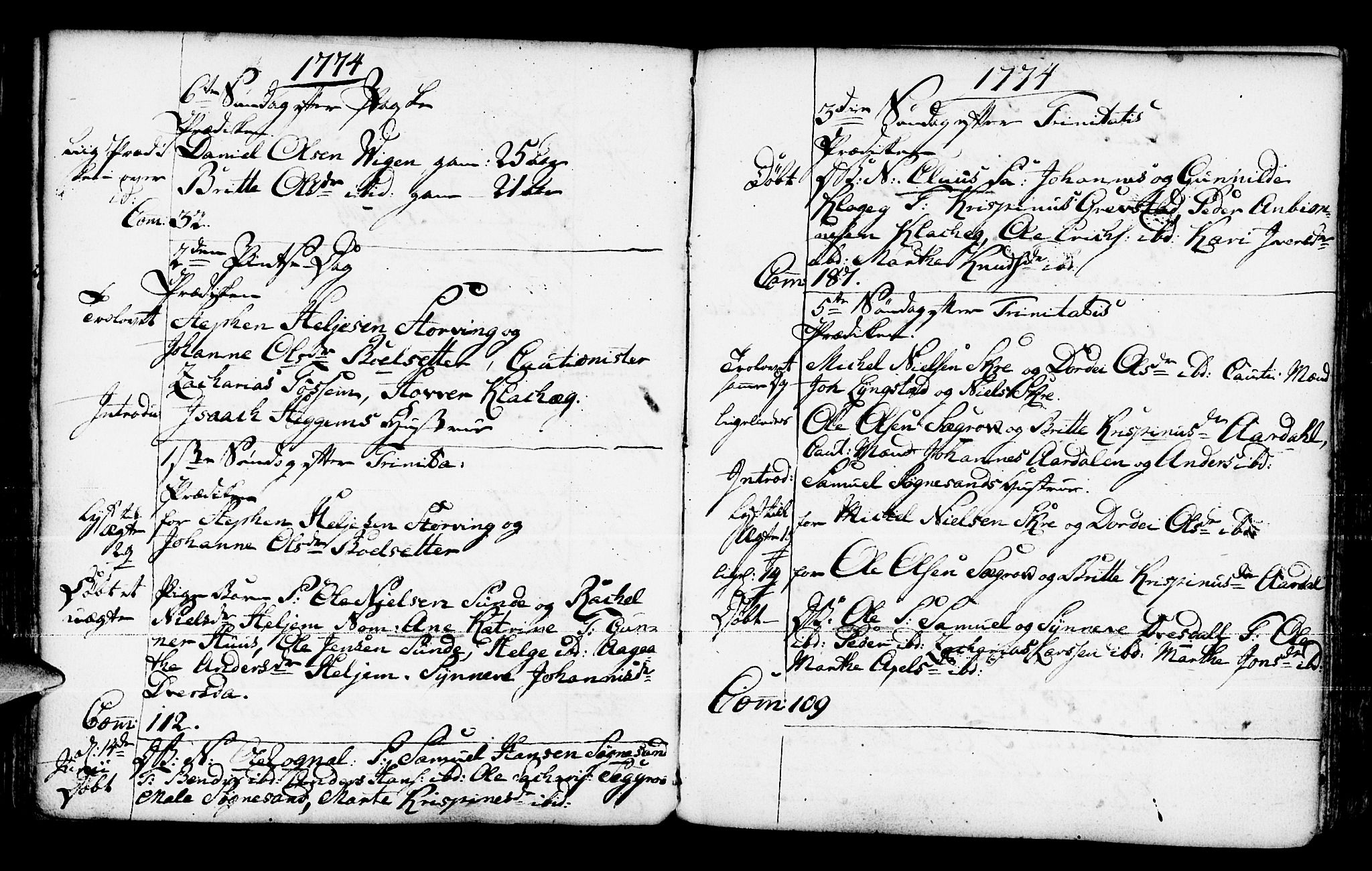 Jølster sokneprestembete, AV/SAB-A-80701/H/Haa/Haaa/L0004: Parish register (official) no. A 4, 1749-1789, p. 134