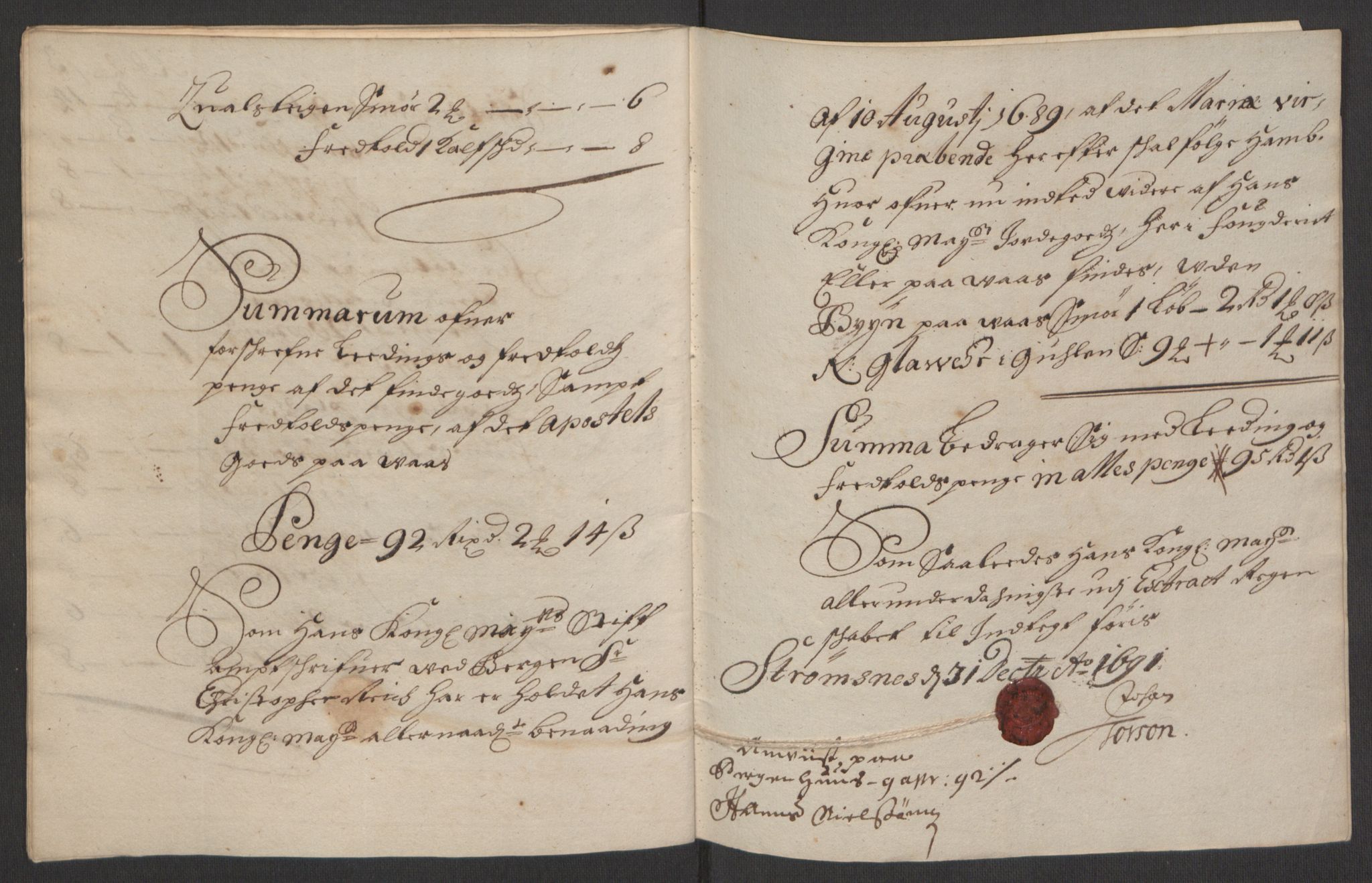 Rentekammeret inntil 1814, Reviderte regnskaper, Fogderegnskap, RA/EA-4092/R51/L3181: Fogderegnskap Nordhordland og Voss, 1691-1692, p. 62