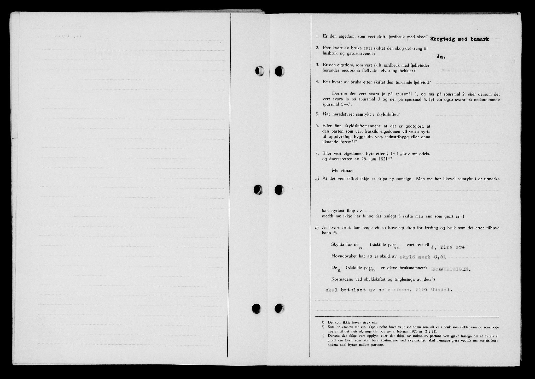 Flekkefjord sorenskriveri, SAK/1221-0001/G/Gb/Gba/L0060: Mortgage book no. A-8, 1945-1946, Diary no: : 550/1945