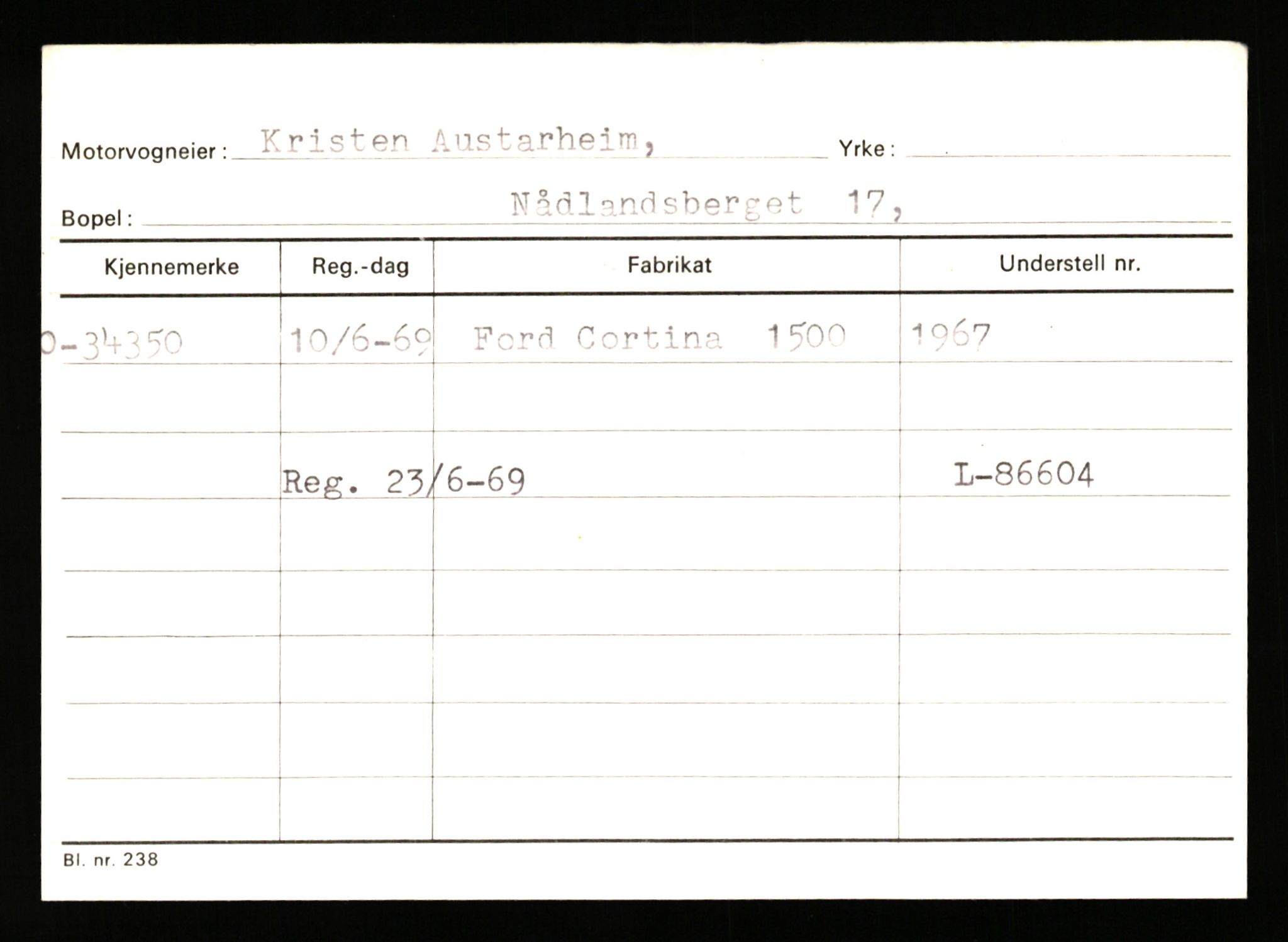 Stavanger trafikkstasjon, AV/SAST-A-101942/0/G/L0006: Registreringsnummer: 34250 - 49007, 1930-1971, p. 39