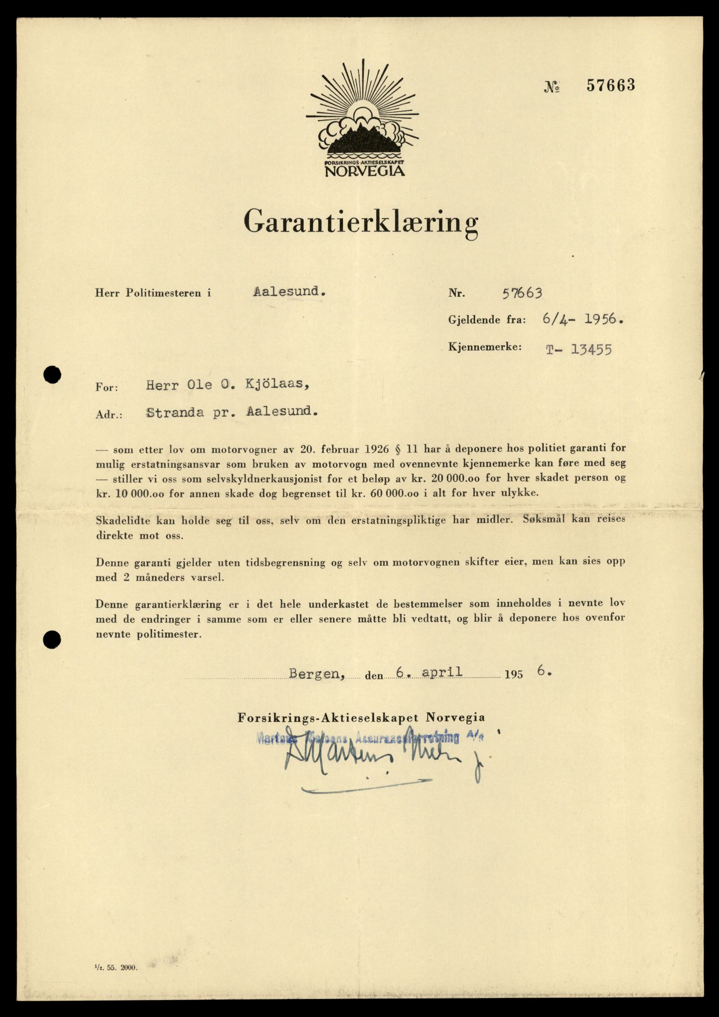 Møre og Romsdal vegkontor - Ålesund trafikkstasjon, AV/SAT-A-4099/F/Fe/L0039: Registreringskort for kjøretøy T 13361 - T 13530, 1927-1998, p. 1627