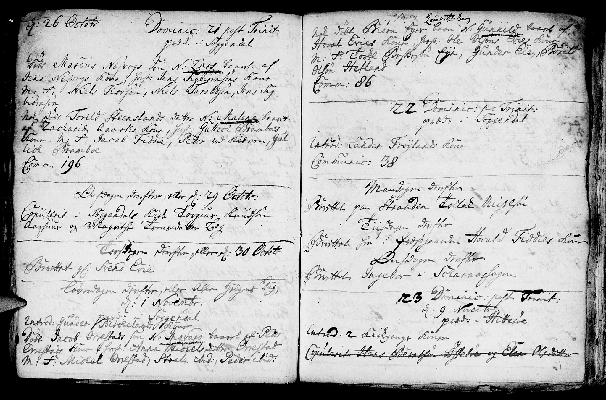 Sokndal sokneprestkontor, AV/SAST-A-101808: Parish register (official) no. A 1, 1729-1740