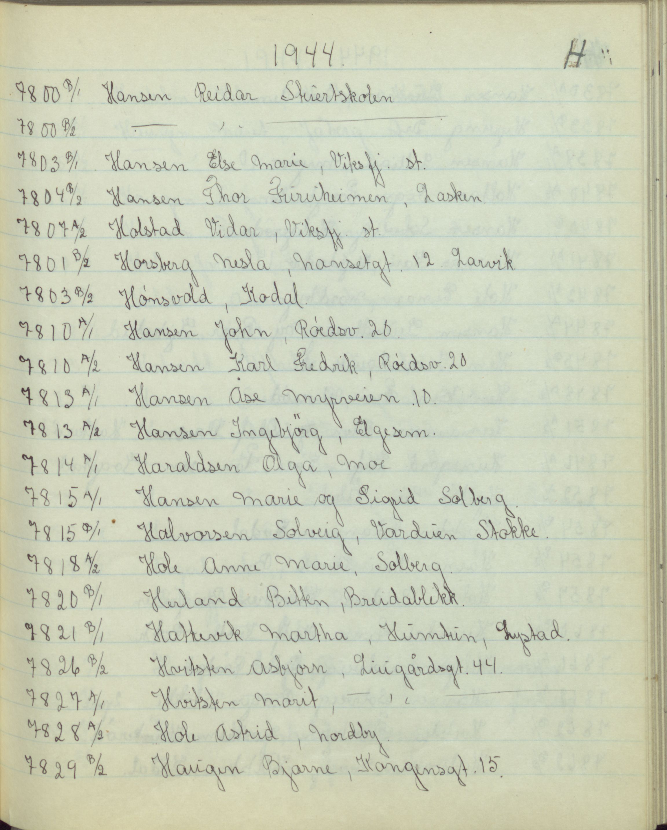 Pa 1494 - Jørgensen, Antonius. Fotograf, VEMU/A-2760/F/Fb, 1927-1984, p. 4544