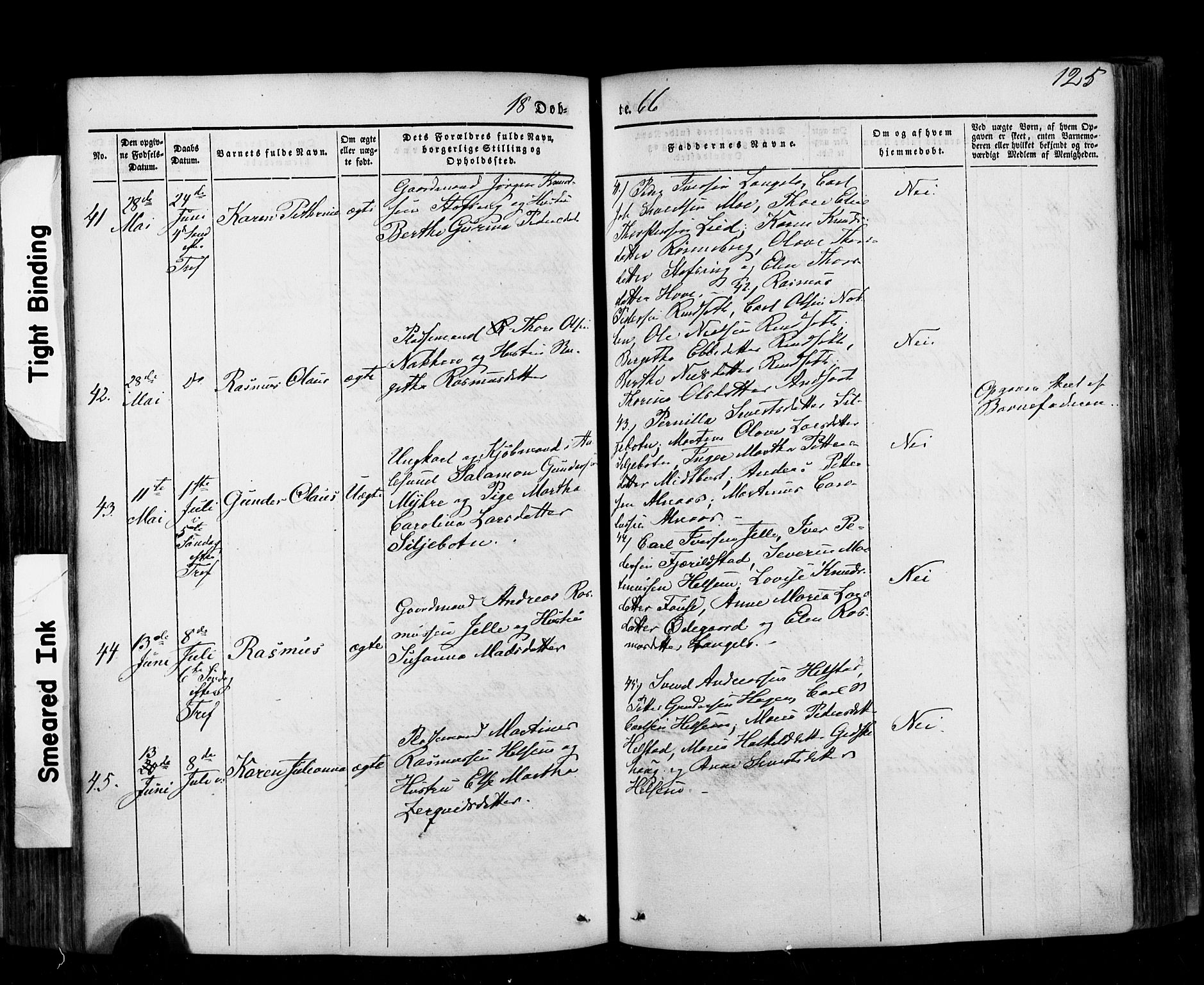 Ministerialprotokoller, klokkerbøker og fødselsregistre - Møre og Romsdal, AV/SAT-A-1454/520/L0275: Parish register (official) no. 520A05, 1844-1881, p. 125