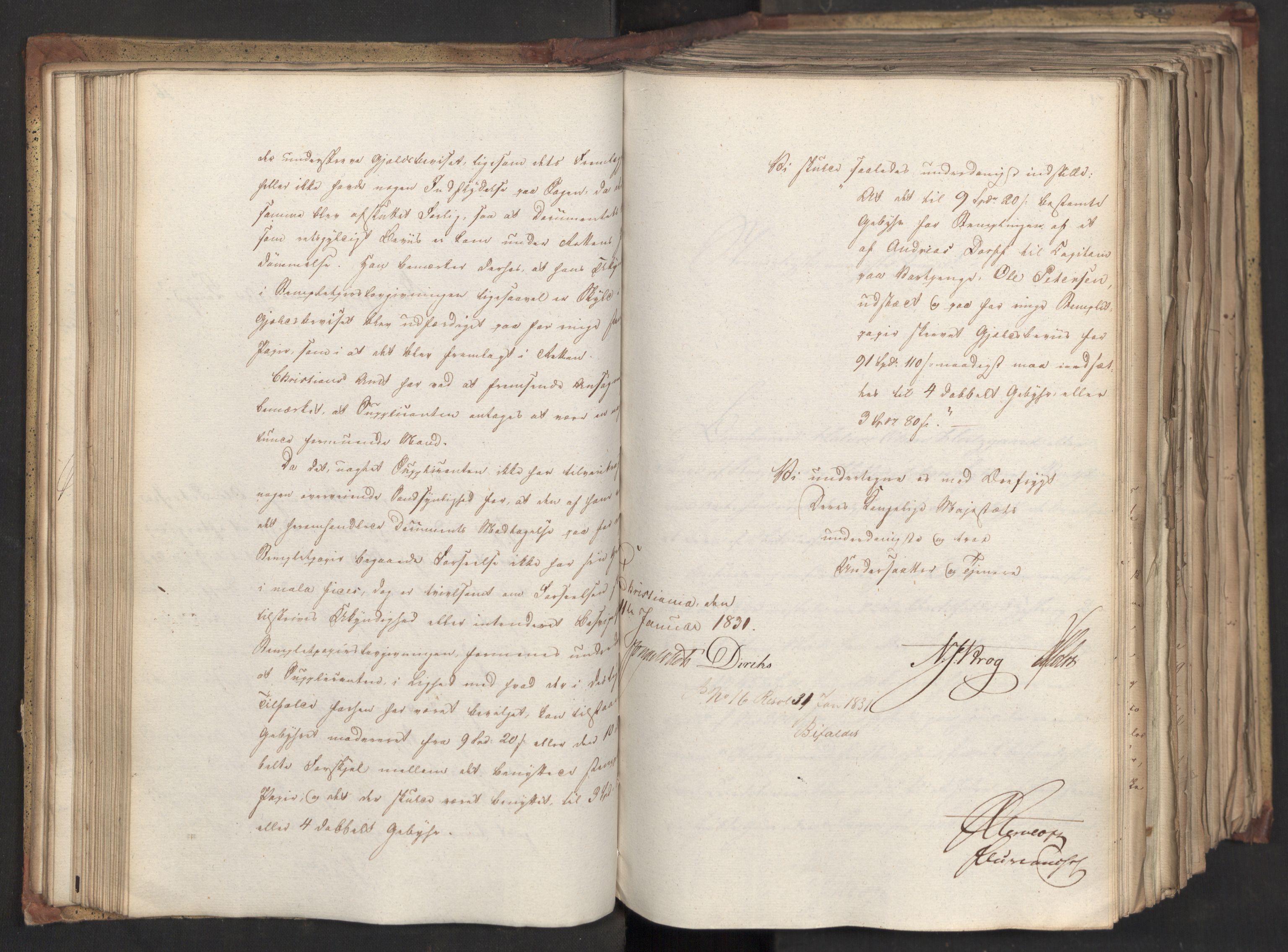 Statsrådsavdelingen i Stockholm, AV/RA-S-1003/D/Da/L0069: Regjeringsinnstillinger nr. 877-1046, 1831, p. 113